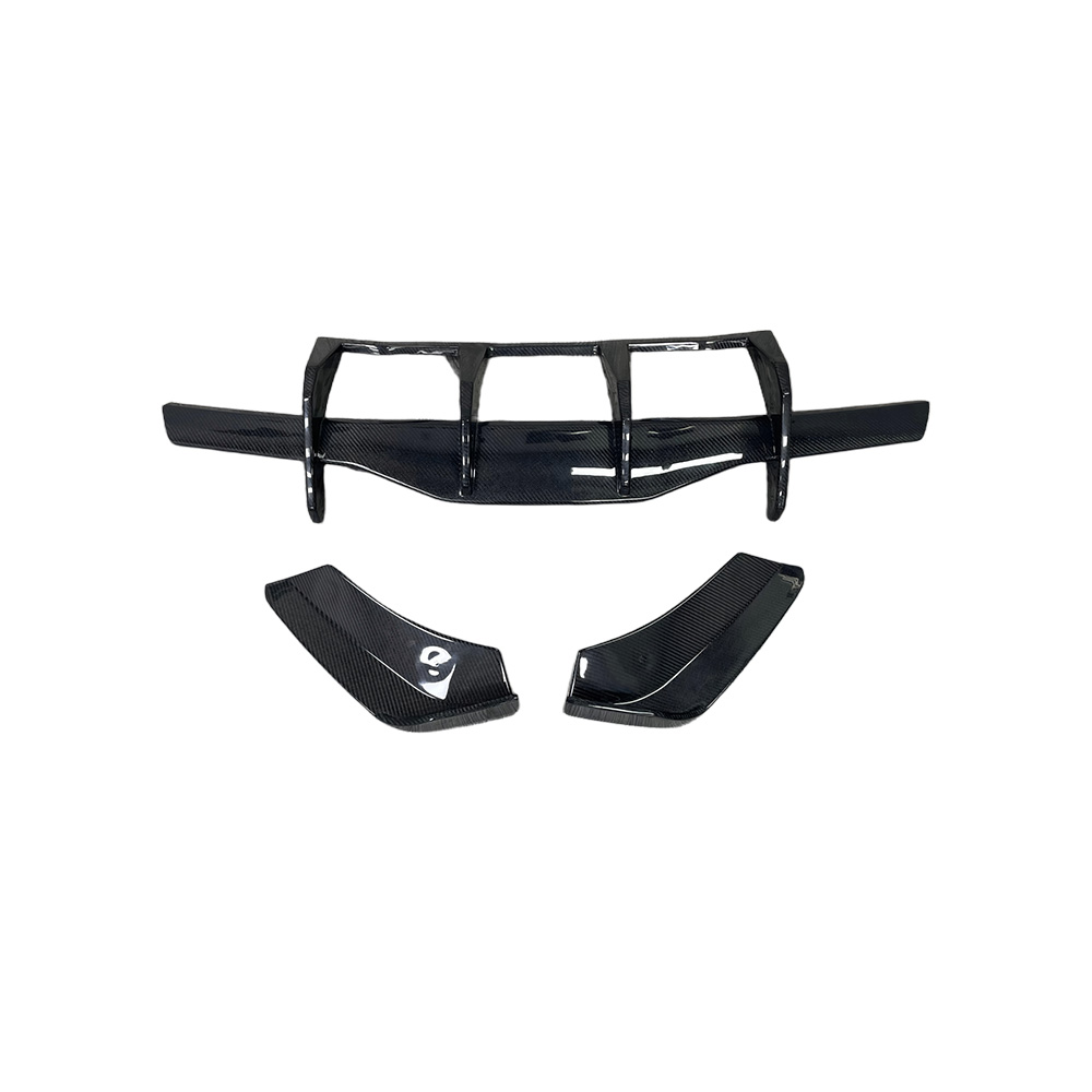 ST Style Carbon Fiber Rear Diffuser for 2020-2026 Chevrolet Corvette C8 Upgrade
