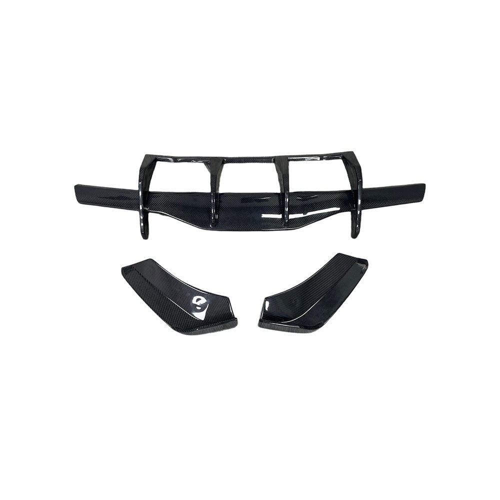 ST Style Carbon Fiber Rear Diffuser for 2020-2026 Chevrolet Corvette C8 Upgrade