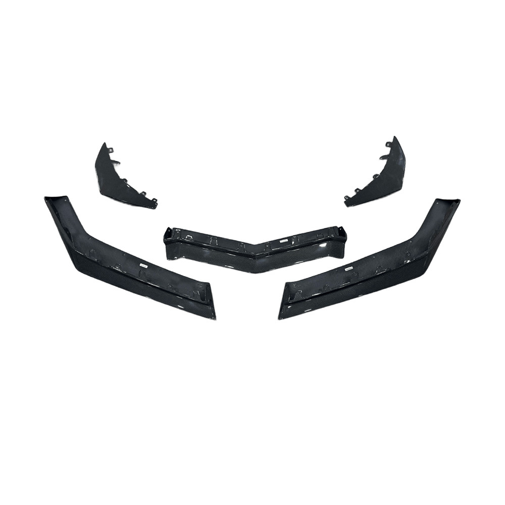 ZR1 Style Carbon Fiber Front Lip Splitter For Chevrolet Corvette C8 Z06