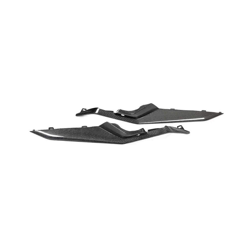 For Chevy Corvette C8 Z06 Carbon Fiber Front Air Vent Trims Kit - OEM Style