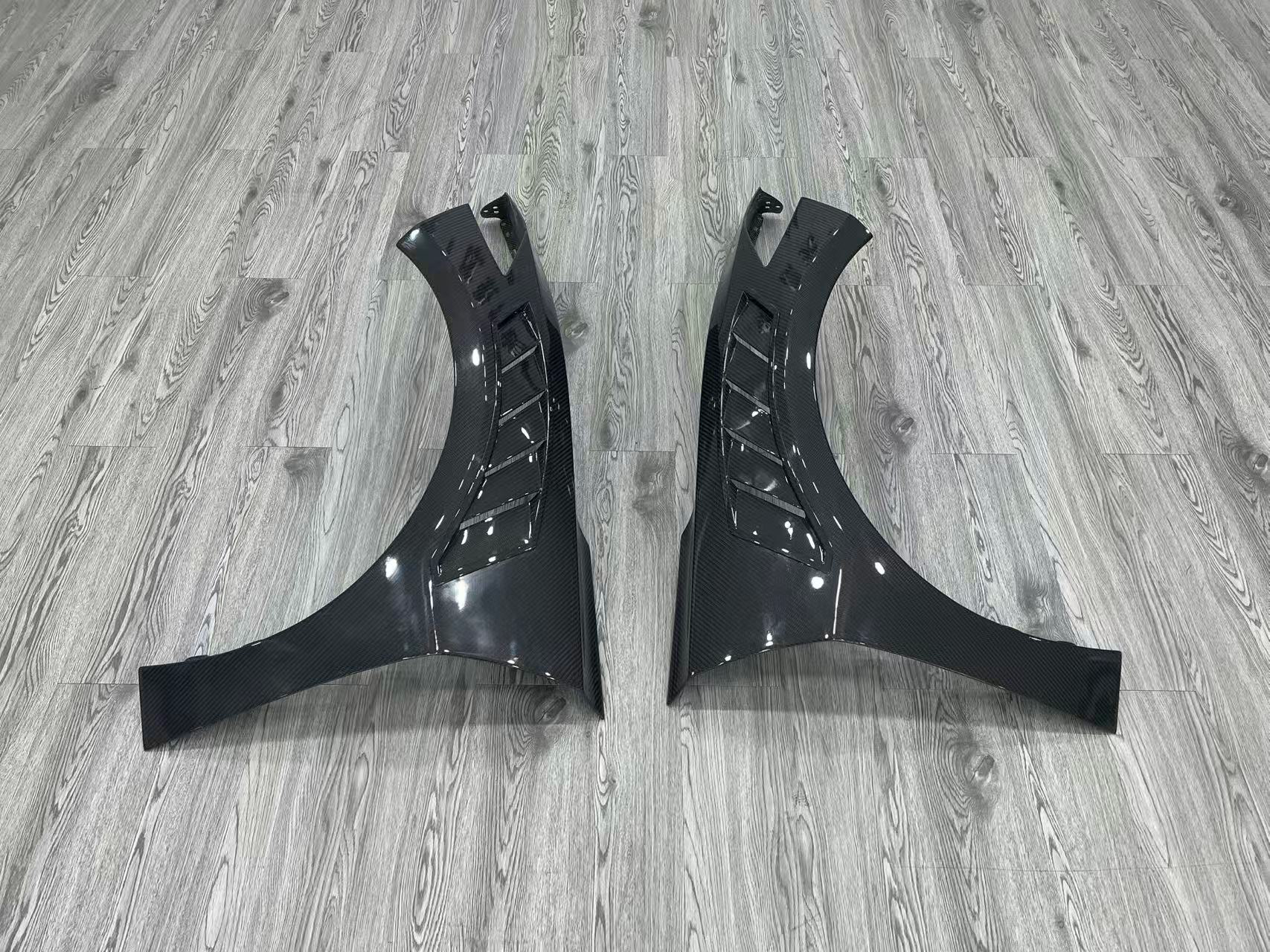  For Chevrolet Corvette C8 Carbon Fiber Fenders - ST Style Fender Flares Upgrade
