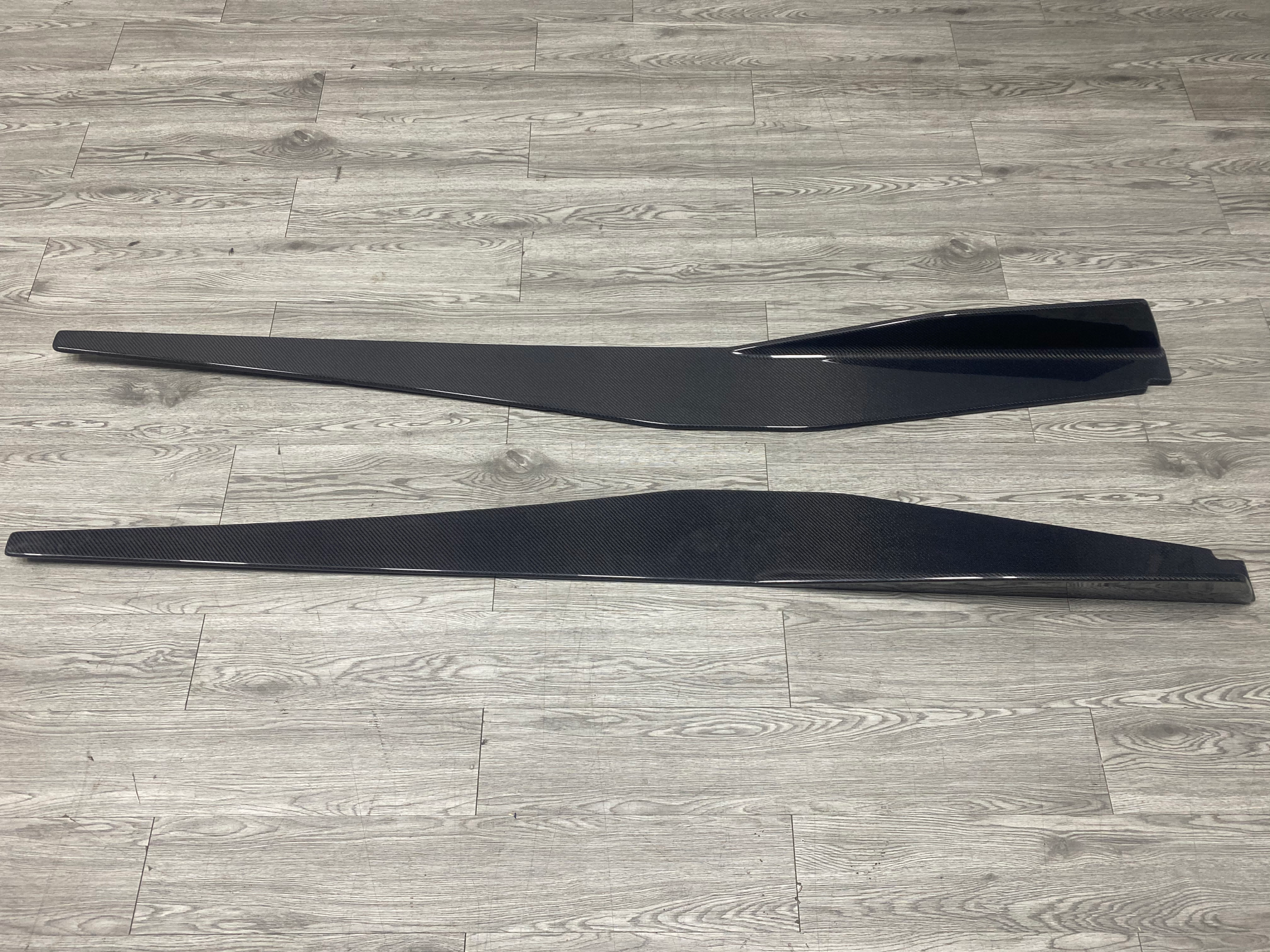 For Chevrolet Corvette C8 Carbon Fiber Side Skirts | Premium ST Style Rocker Panels