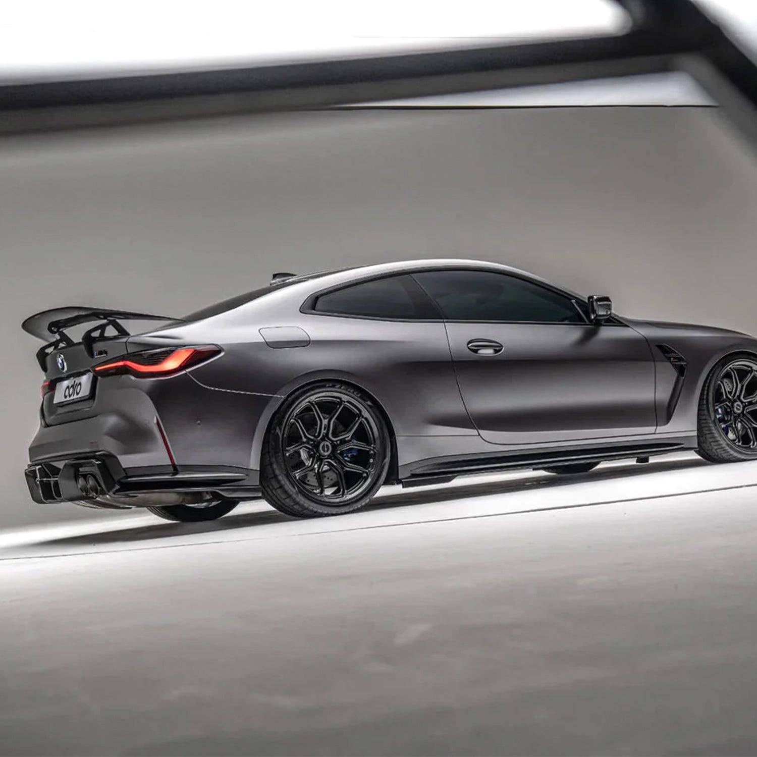 Adro Inc BMW G82 M4 Swan Neck Rear Wing In Pre Preg Carbon Fibre