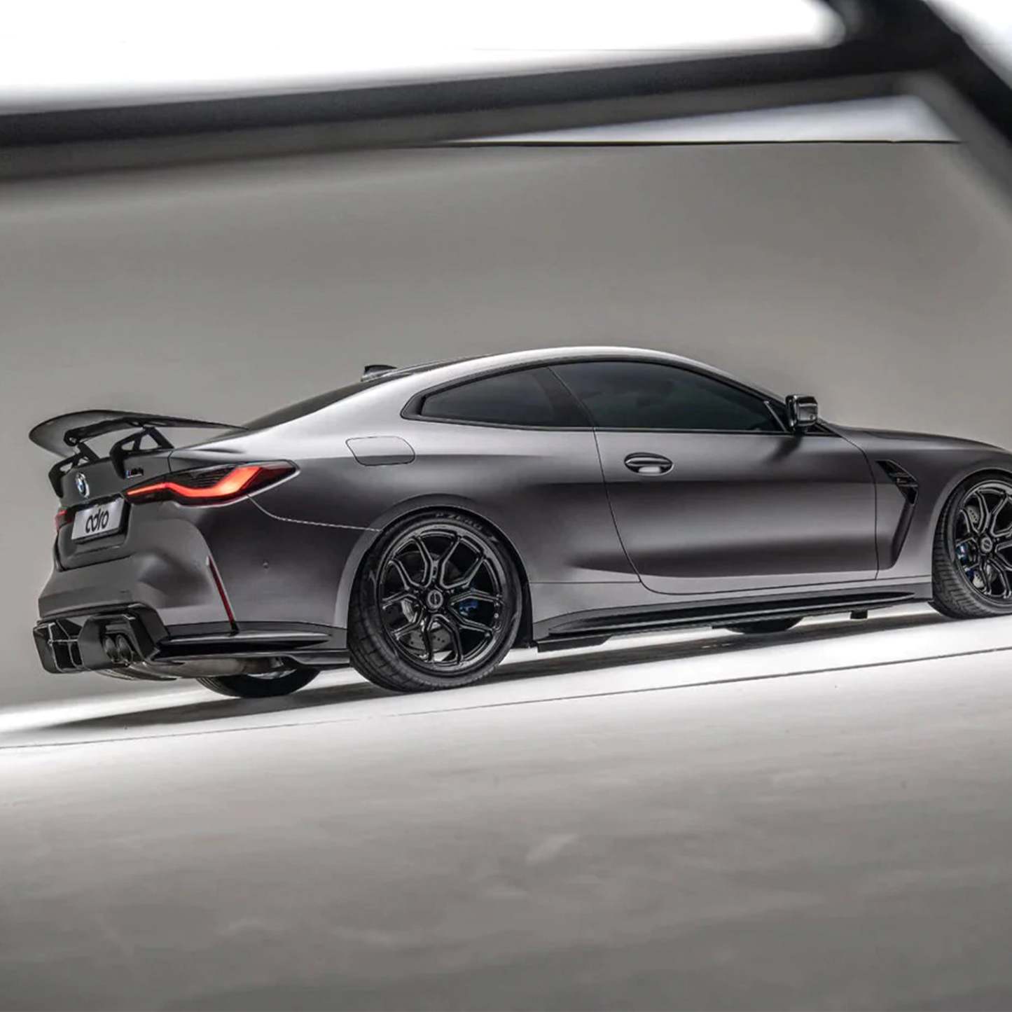 Adro Inc BMW G82 M4 Swan Neck Rear Wing In Pre Preg Carbon Fibre