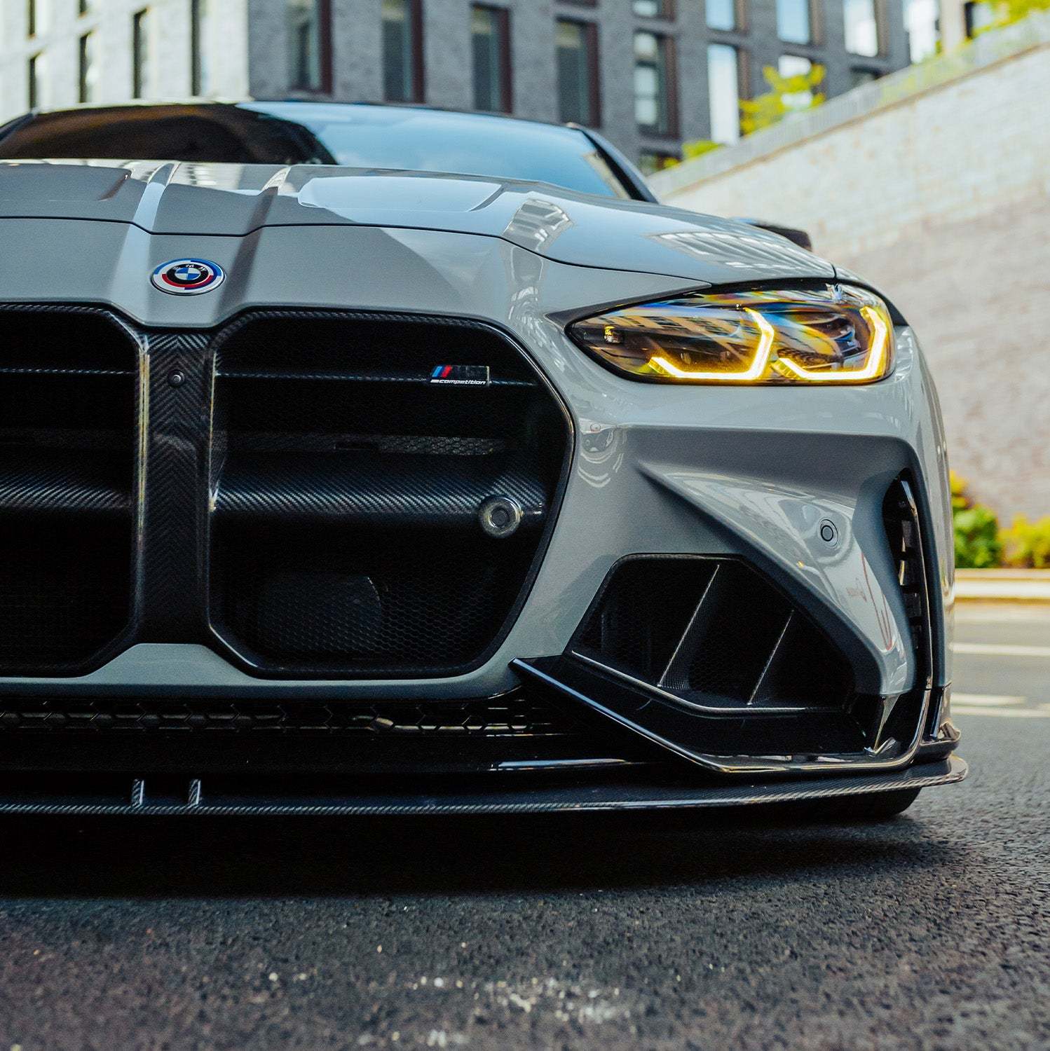 Adro Inc BMW G80, G81 M3 & G82, G83 M4 Front Splitter In Pre Preg Carbon Fibre For Adro Front Bumper-CCO