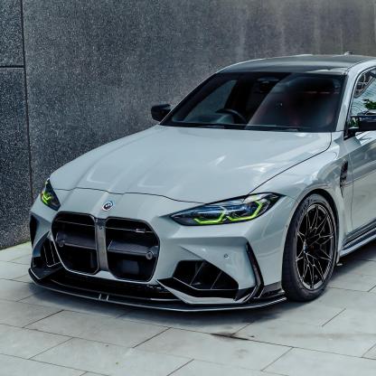 Adro Inc BMW G80, G81 M3 & G82, G83 M4 Front Splitter In Pre Preg Carbon Fibre For Adro Front Bumper-CCO