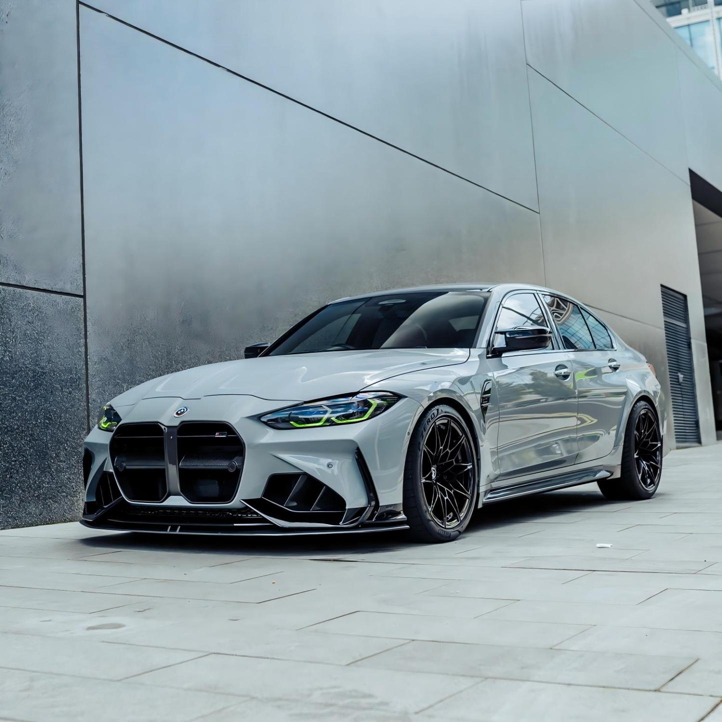 Adro Inc BMW G80, G81 M3 & G82, G83 M4 Front Splitter In Pre Preg Carbon Fibre For Adro Front Bumper-CCO