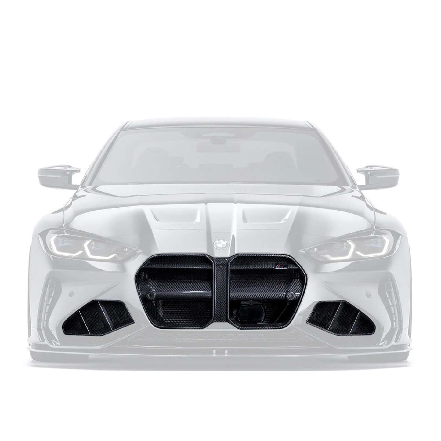 Adro Inc BMW G80, G81 M3 & G82, G83 M4 Front Grille & Front Ducts In Pre Preg Carbon Fibre