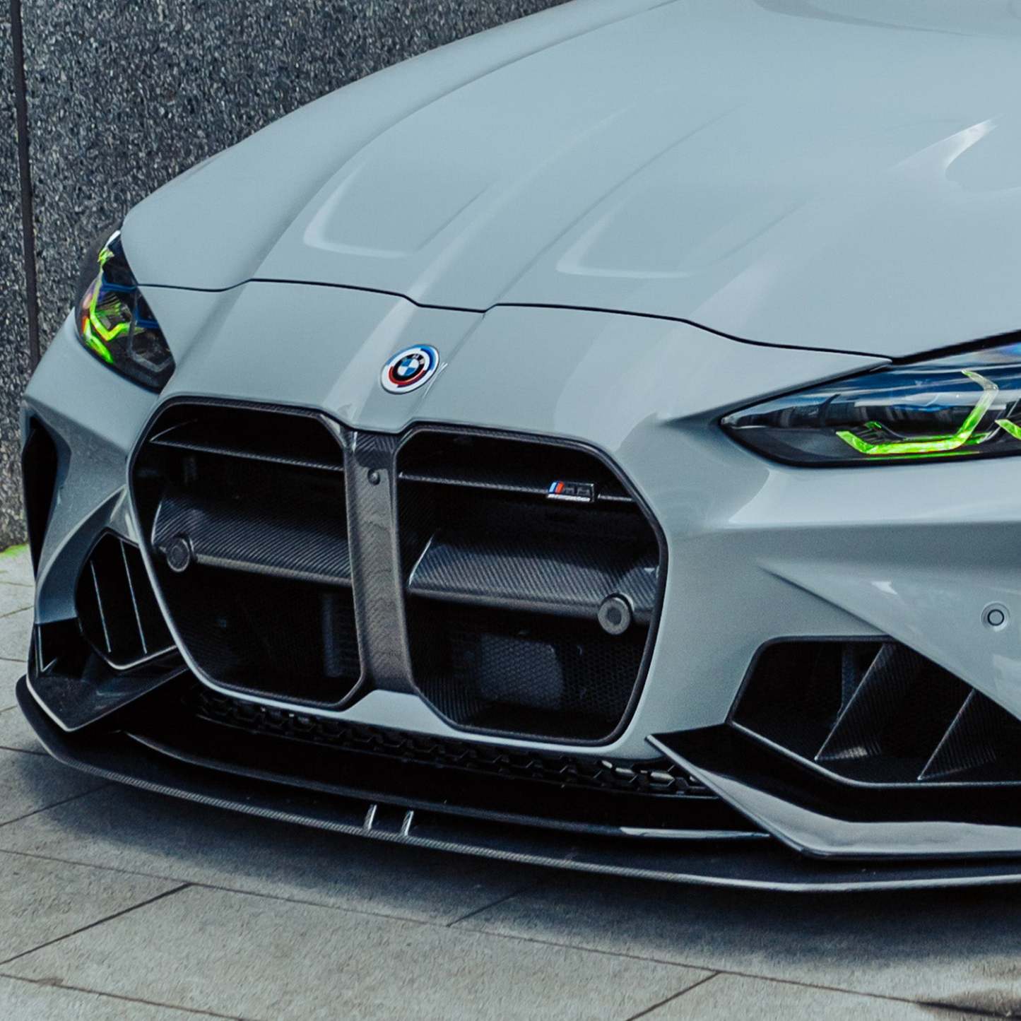 Adro Inc BMW G80, G81 M3 & G82, G83 M4 Front Grille & Front Ducts In Pre Preg Carbon Fibre