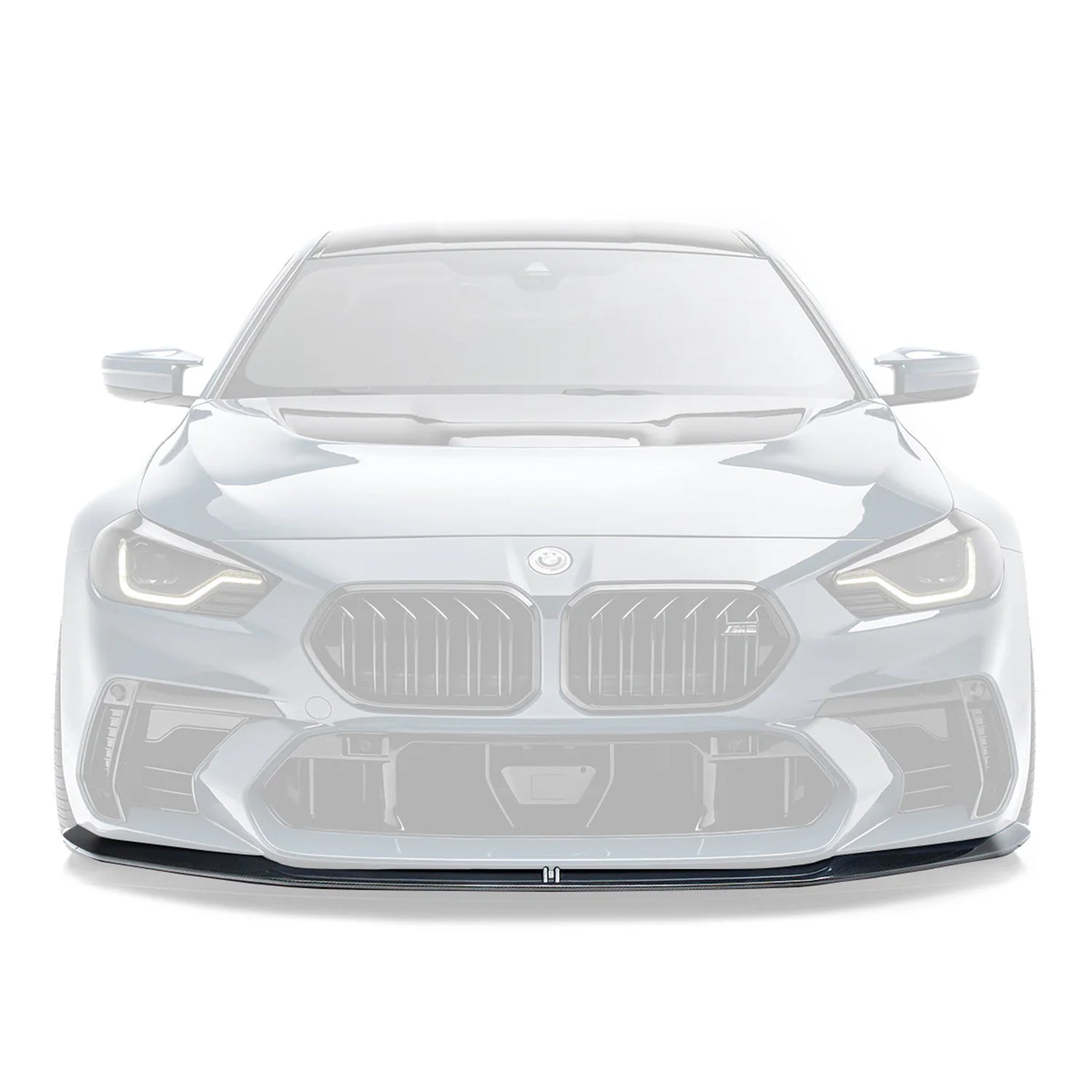 Adro Inc BMW G87 M2 Gloss Carbon Fibre Front Lip For Adro Facelift Front Bumper-CCO