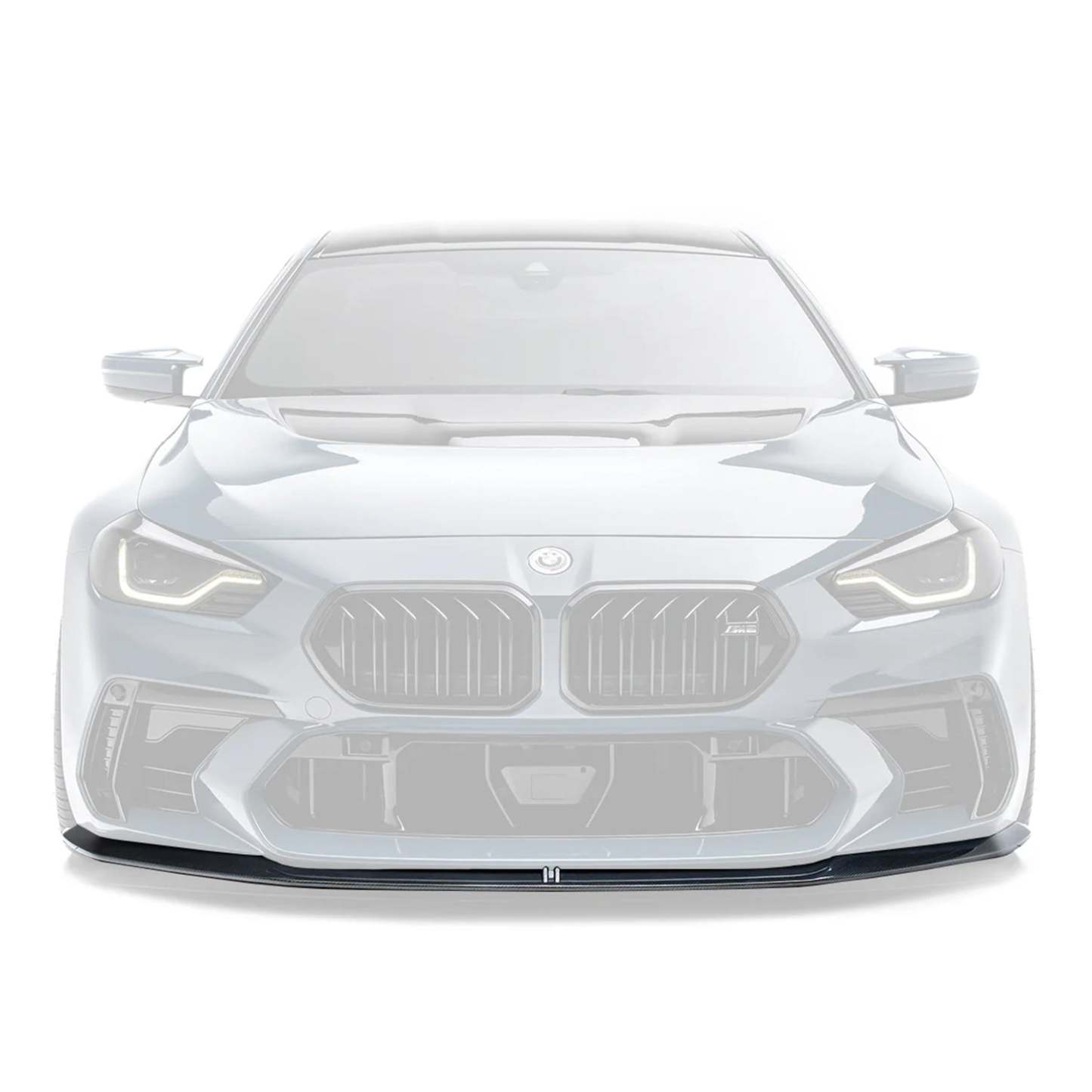 Adro Inc BMW G87 M2 Gloss Carbon Fibre Front Lip For Adro Facelift Front Bumper-CCO