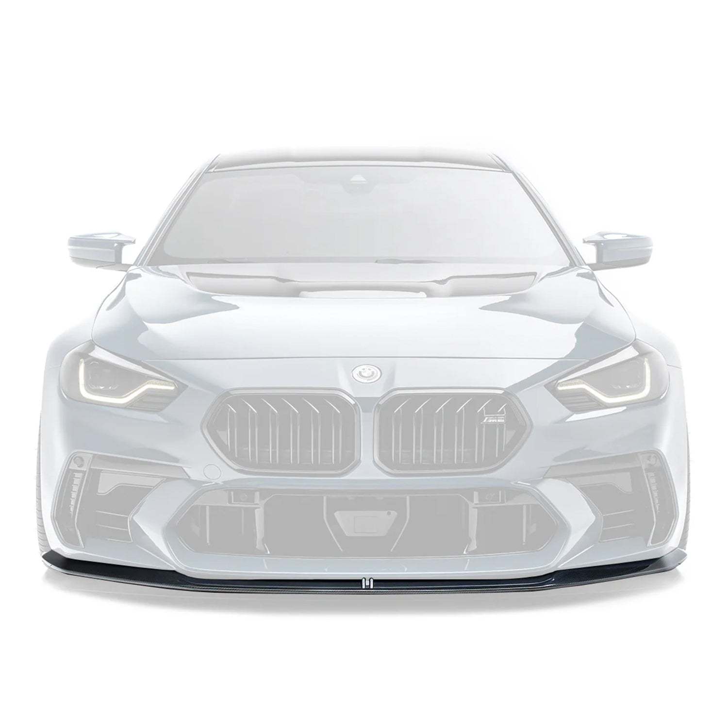 Adro Inc BMW G87 M2 Gloss Carbon Fibre Front Lip For Adro Facelift Front Bumper-CCO