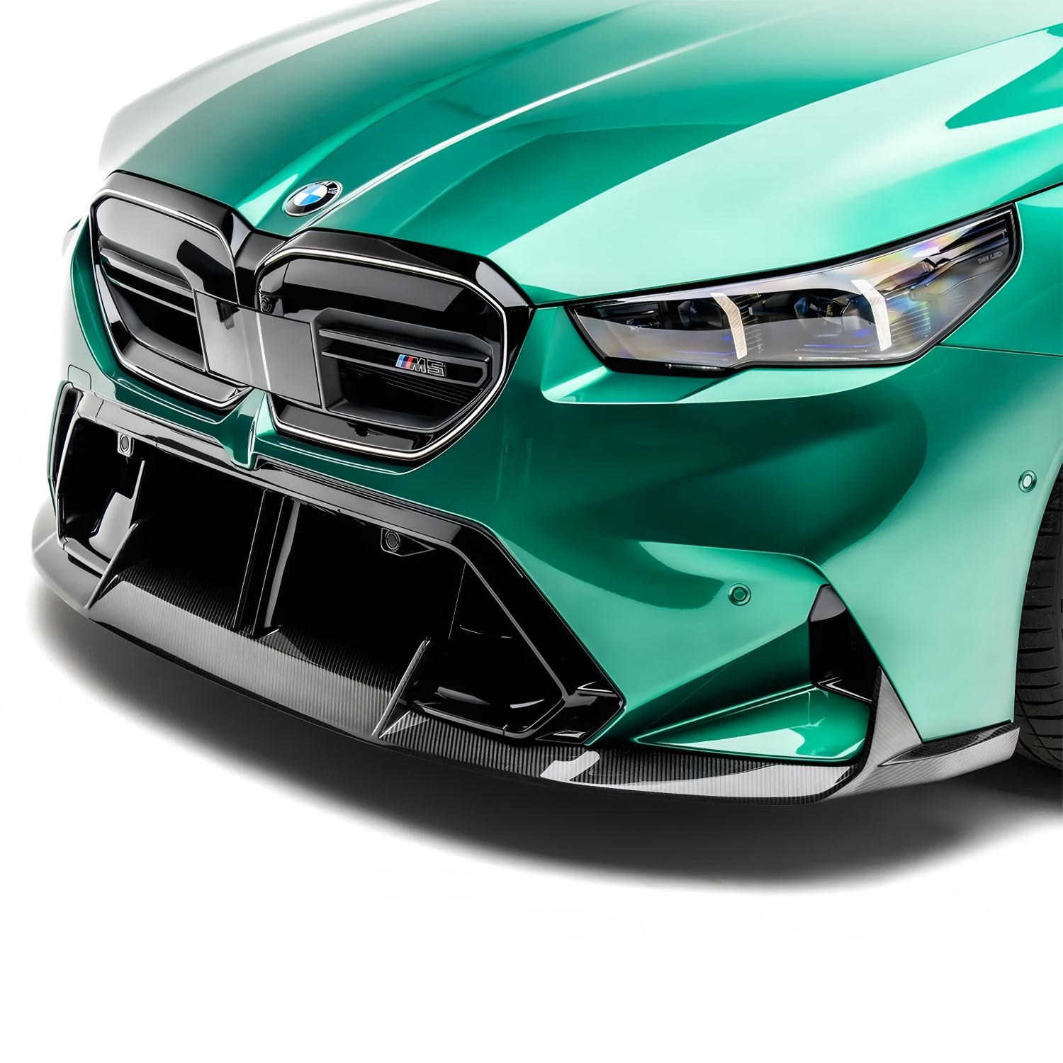 Adro Inc BMW G90 & G99 M5 Gloss Carbon Fibre Front Splitter-CCO