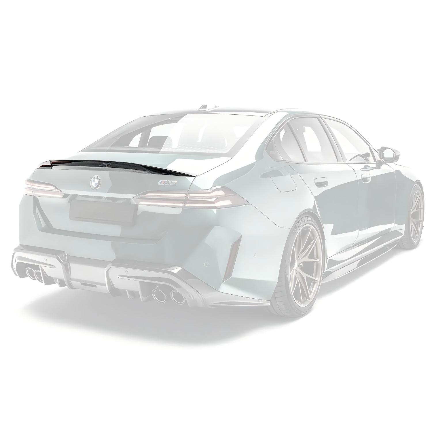 Adro Inc BMW G90 M5 Gloss Carbon Fibre Rear Spoiler-CCO