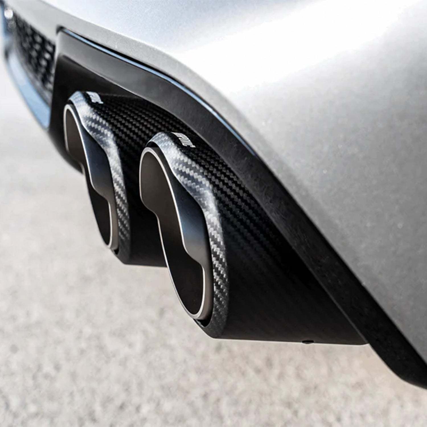 Akrapovic BMW X3M Carbon Tail Pipe Set (F97)-CCO