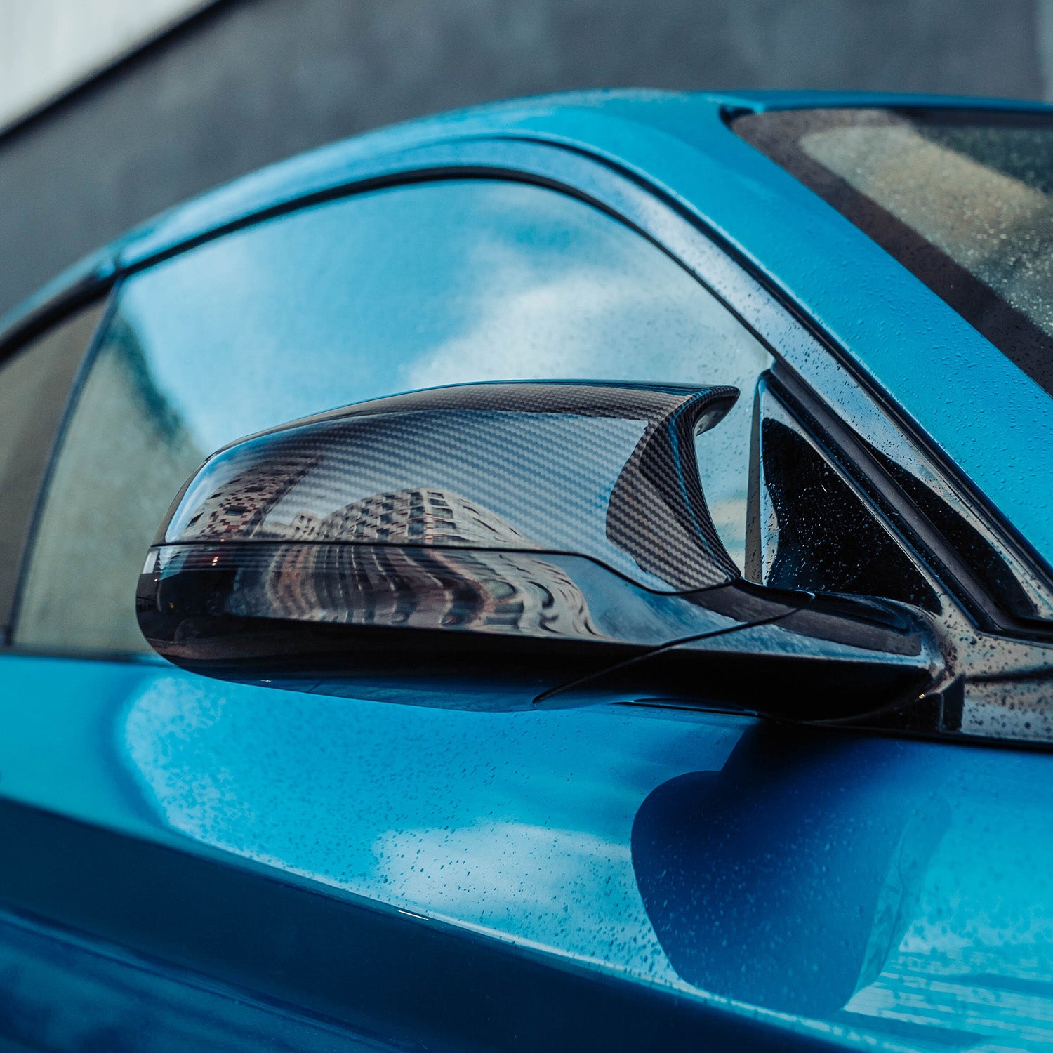 MHC+ BMW M3/M4/M2 Competition RHD Wing Mirror Covers In Pre Preg Carbon Fibre (F80/F82/F83/F87)-CCO