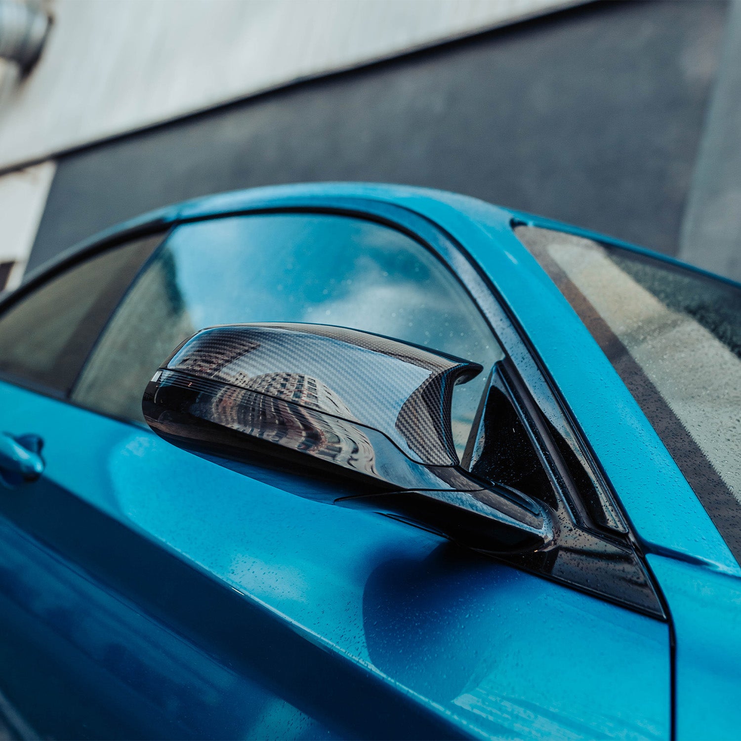 MHC+ BMW M3/M4/M2 Competition RHD Wing Mirror Covers In Pre Preg Carbon Fibre (F80/F82/F83/F87)-CCO