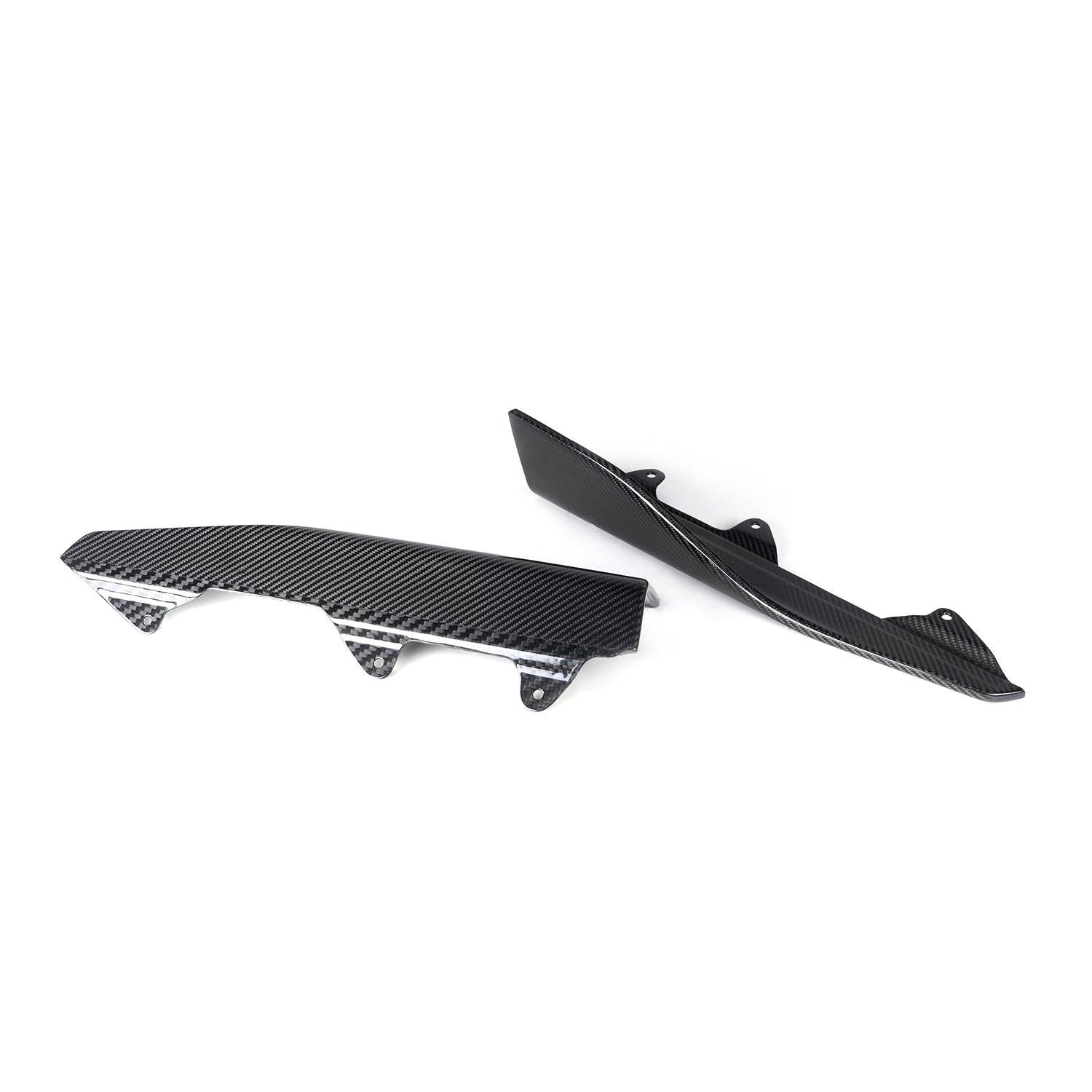 MHC+ BMW M2 F87 Performance Style Side Winglets In Gloss Pre Preg Carbon Fibre (F87 inc Competition)-CCO