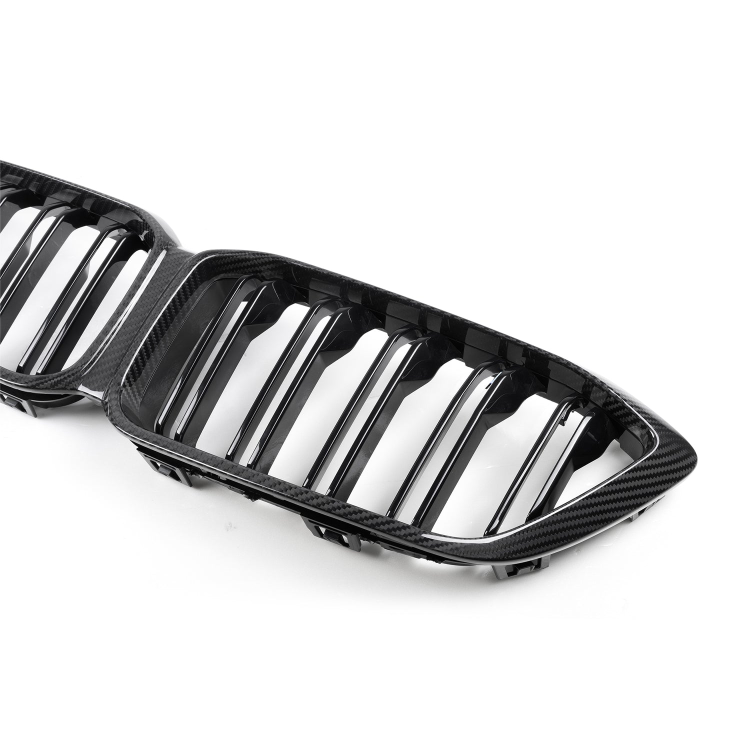 MHC+ BMW F87 M2 Competition Premium Front Grille In Pre Preg Carbon Fibre & Gloss Black (2018-2020)-CCO