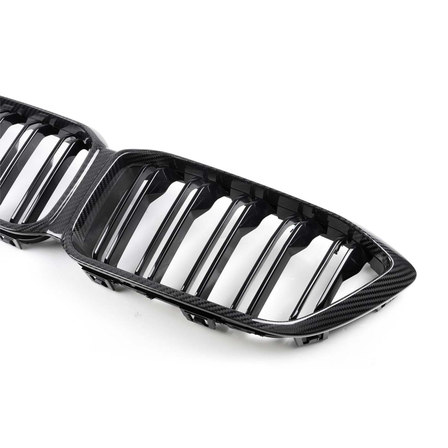 MHC+ BMW F87 M2 Competition Premium Front Grille In Pre Preg Carbon Fibre & Gloss Black (2018-2020)-CCO