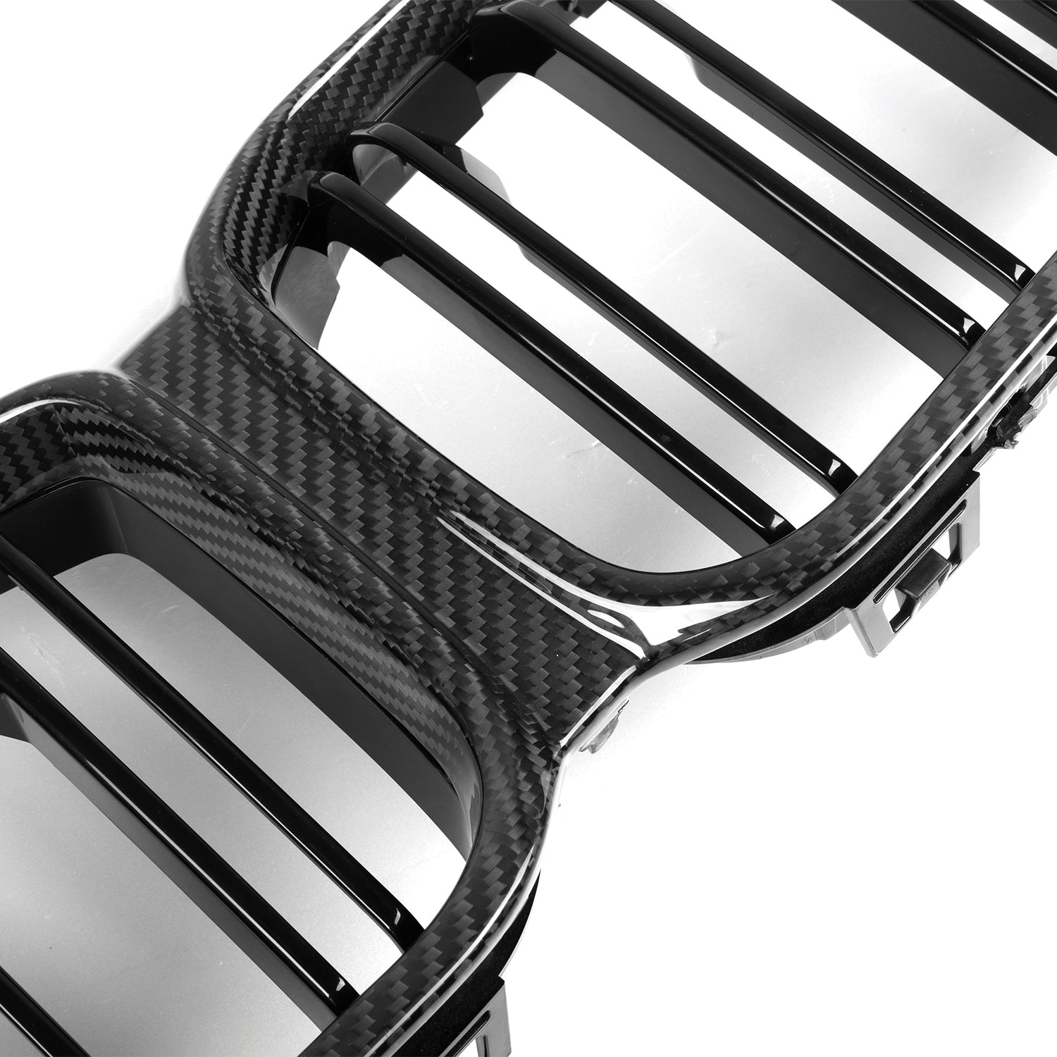 MHC+ BMW F87 M2 Competition Premium Front Grille In Pre Preg Carbon Fibre & Gloss Black (2018-2020)-CCO