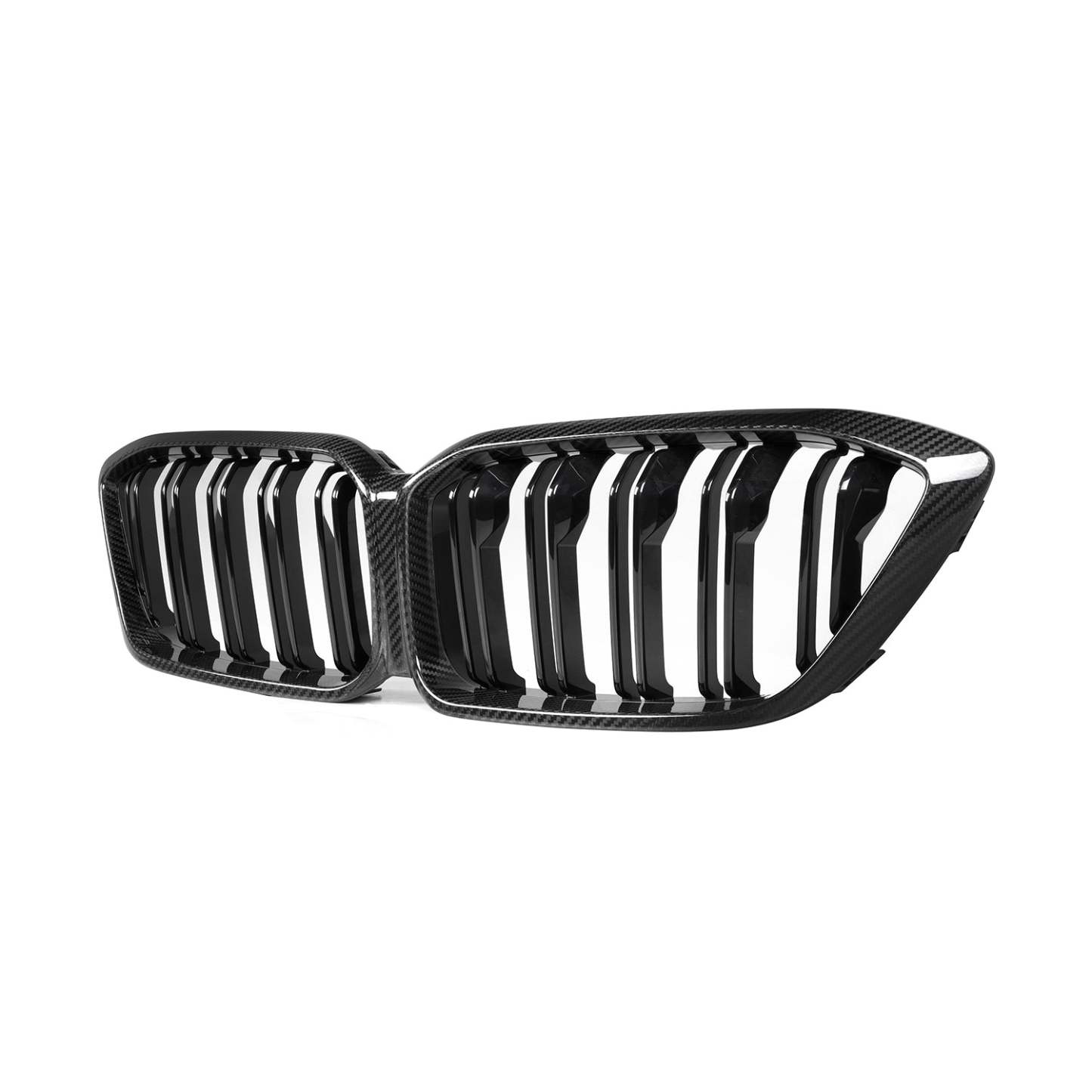 MHC+ BMW F87 M2 Competition Premium Front Grille In Pre Preg Carbon Fibre & Gloss Black (2018-2020)-CCO