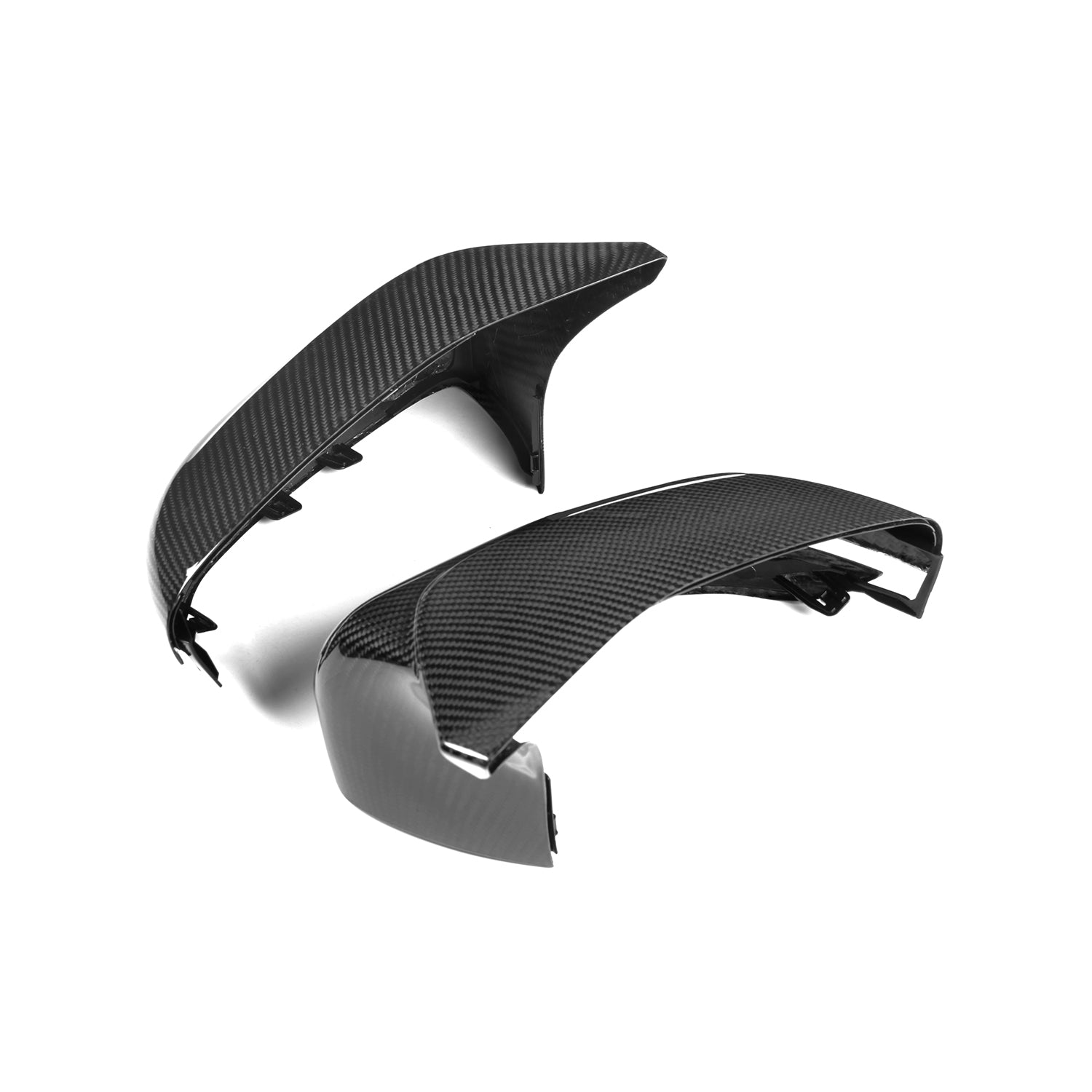 MHC+ BMW M5 F90 Wing Mirror Covers In Gloss Pre Preg Carbon Fibre (2018+ F90)