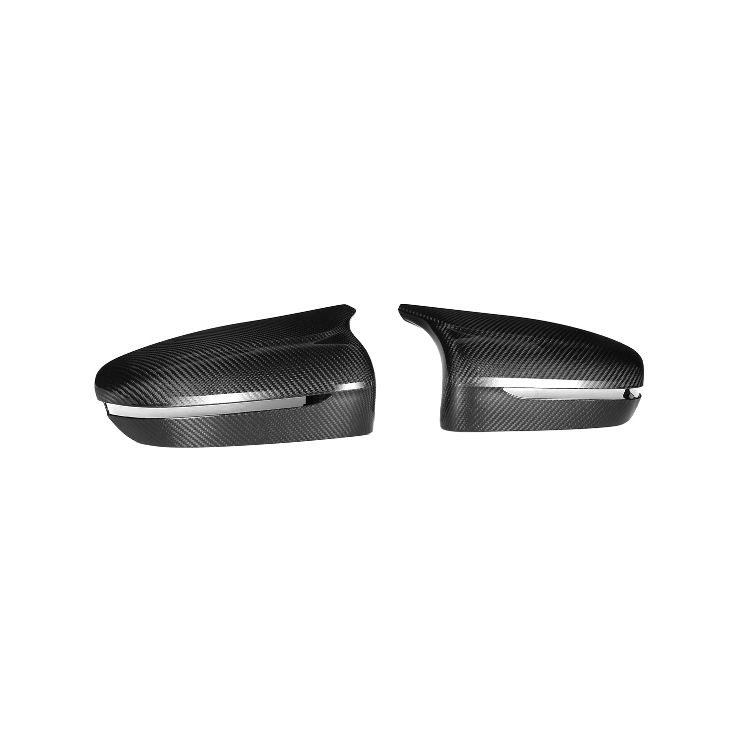 MHC+ BMW M5 F90 Wing Mirror Covers In Gloss Pre Preg Carbon Fibre (2018+ F90)