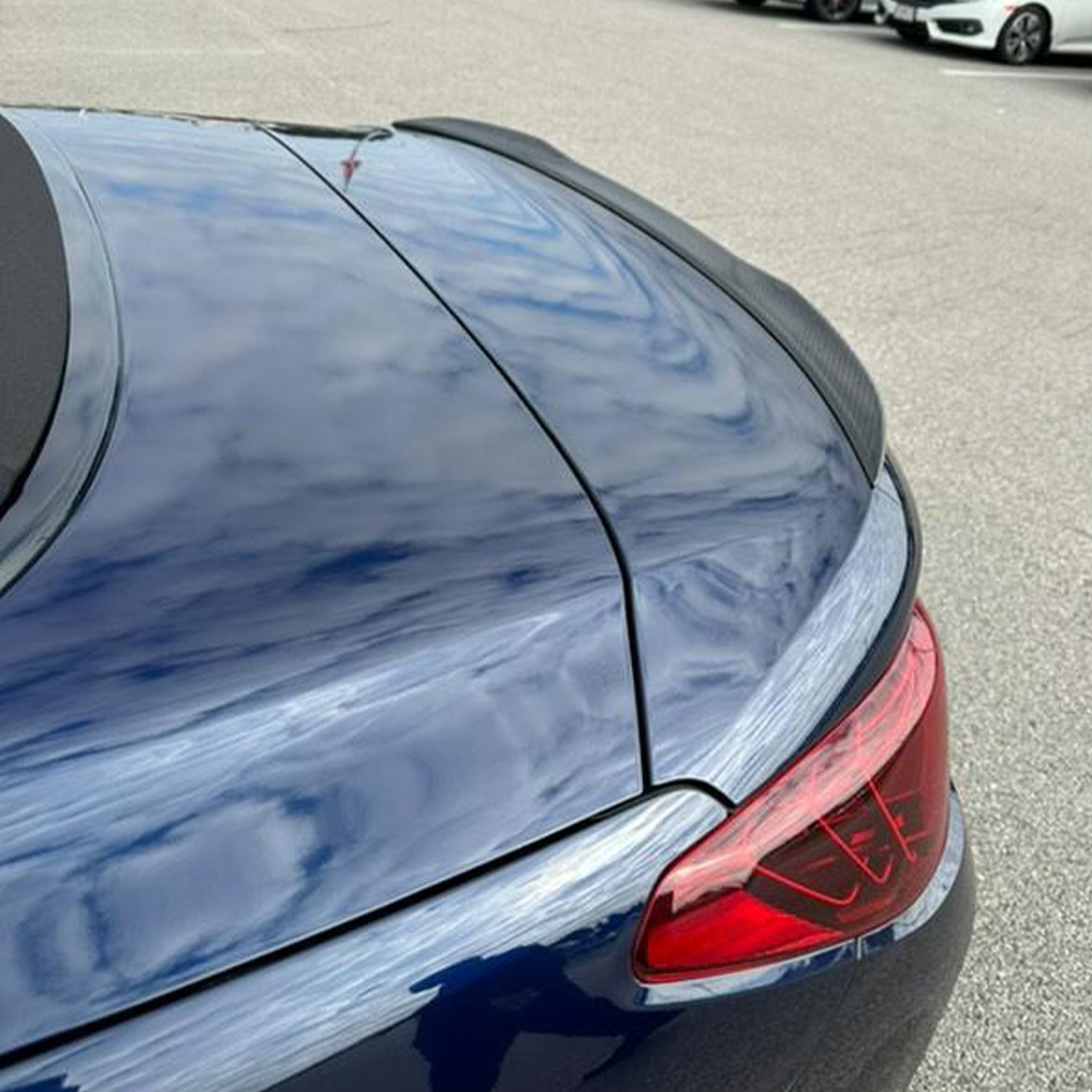 MHC+ BMW M4/4 Series V Style Rear Spoiler In Pre Preg Carbon Fibre (G83/G23)-CCO