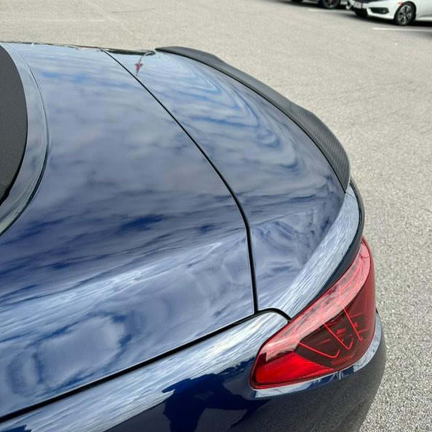 MHC+ BMW M4/4 Series V Style Rear Spoiler In Pre Preg Carbon Fibre (G83/G23)-CCO