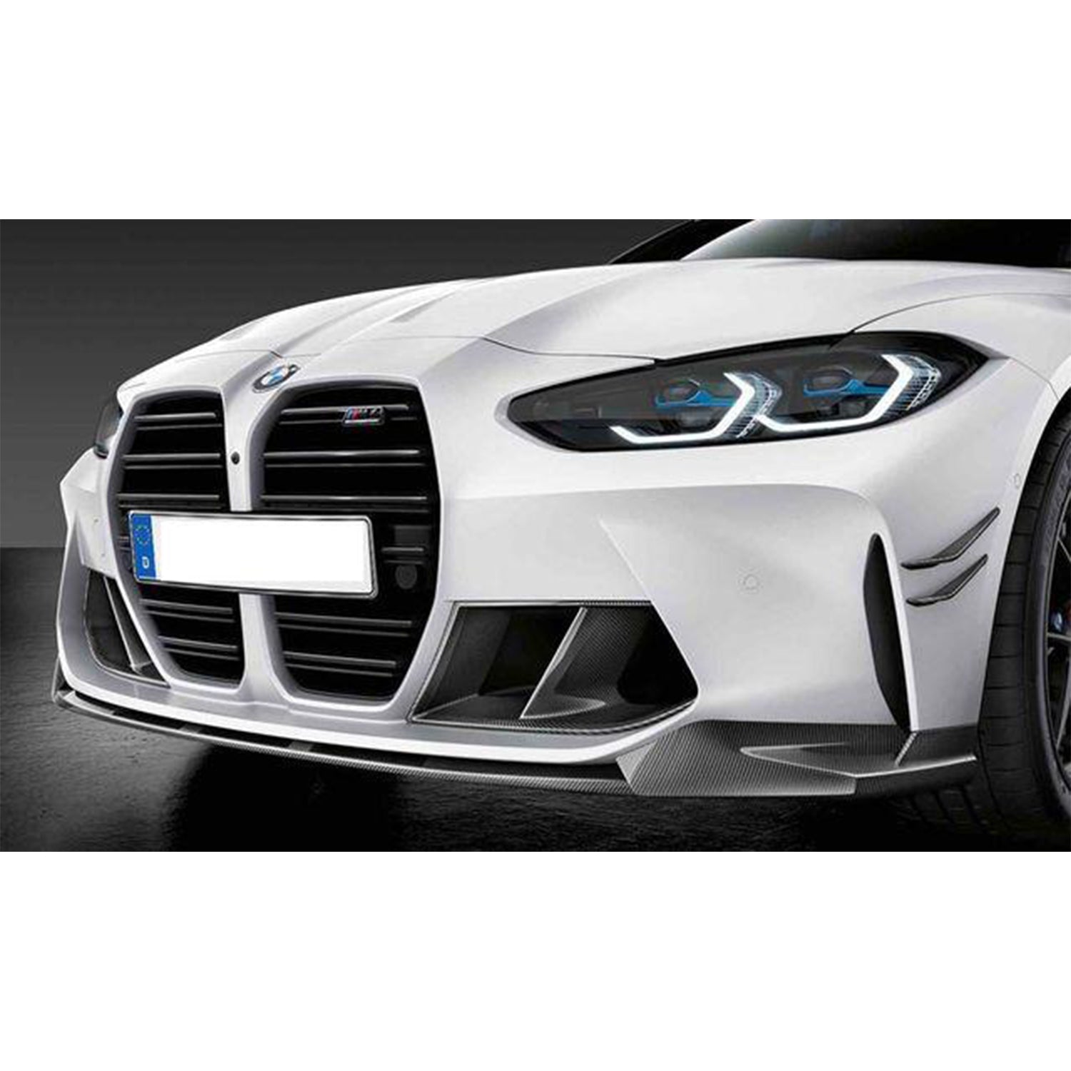 BMW G8X Genuine G80 M3 G82 M4 M Performance Prepreg Carbon Fibre Front Splitter-CCO