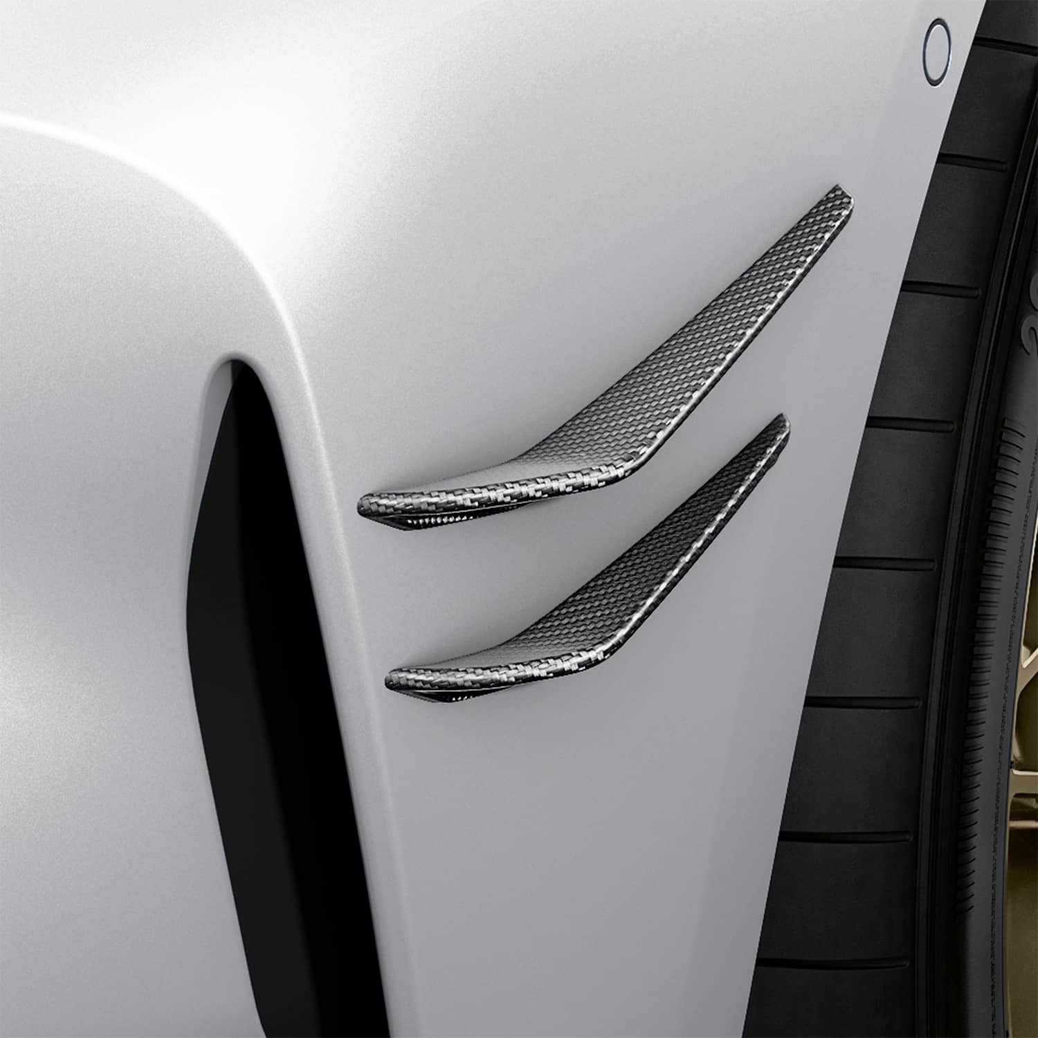 BMW G8X Genuine M Performance Prepreg Carbon Canards Aero Flicks For BMW G80 M3 / G82 M4-CCO