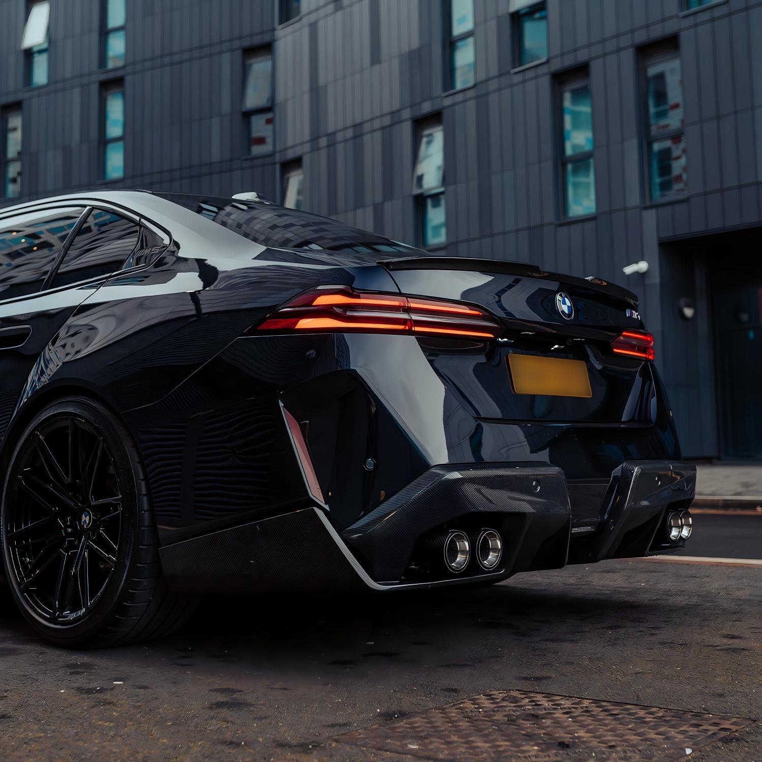 For BMW G90 & G99 M5 Performance MHC Style Rear Diffuser Carbon Fiber