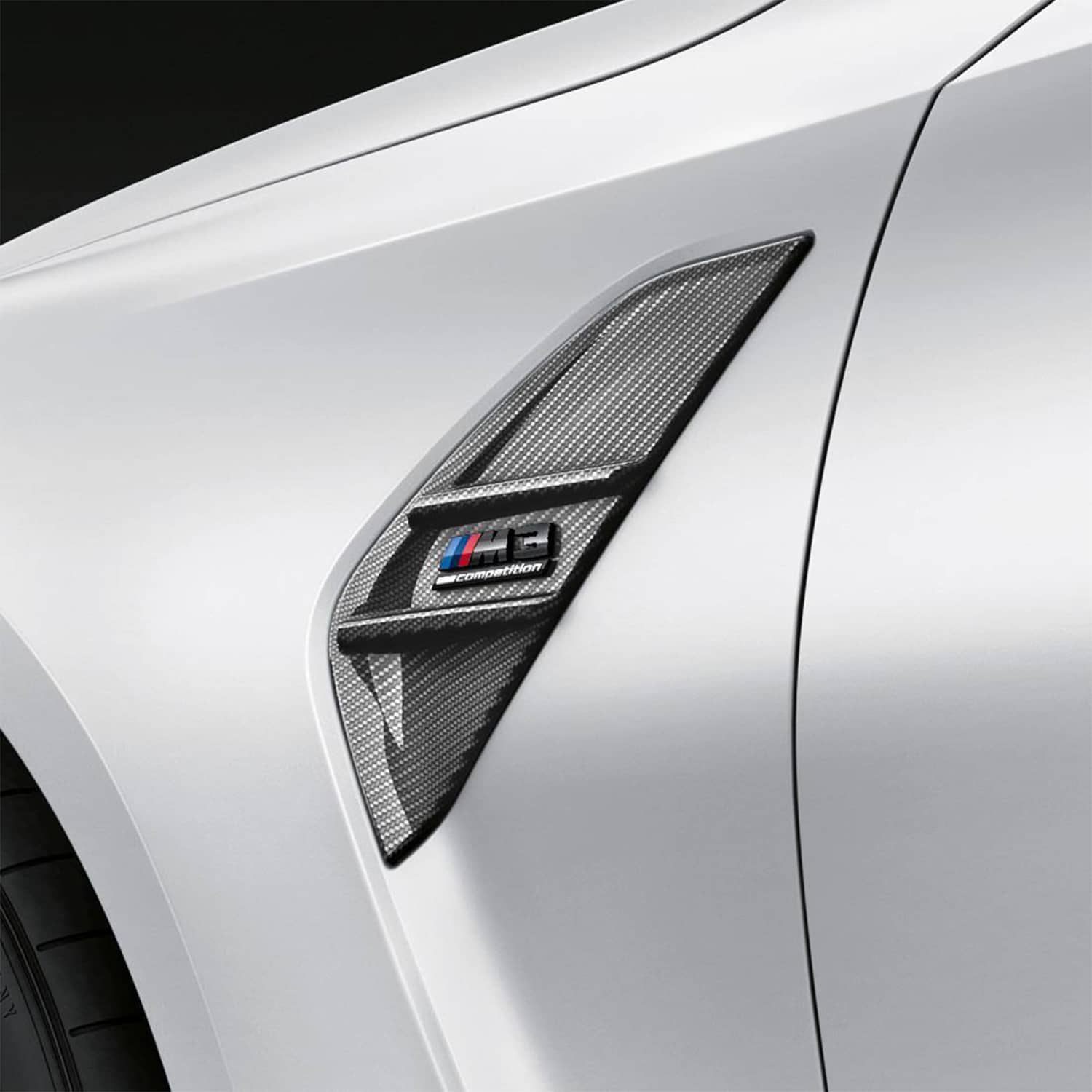 BMW Genuine M Performance Air Breather Fenders For BMW G80 In Carbon Fibre-CCO