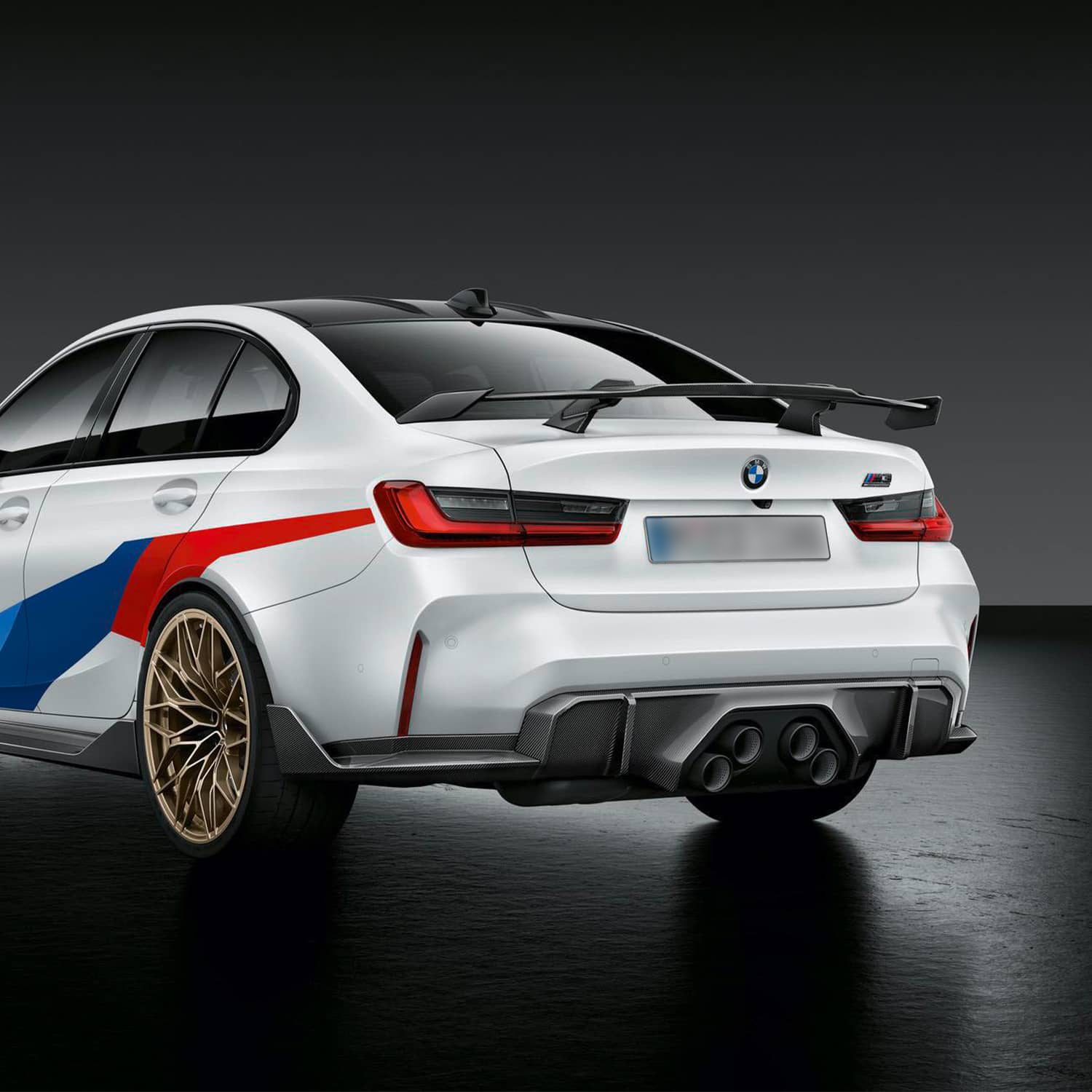 BMW Genuine M Performance G80 M3 G82 M4 Trio Exhaust Diffuser in Prepreg Carbon Fibre-CCO