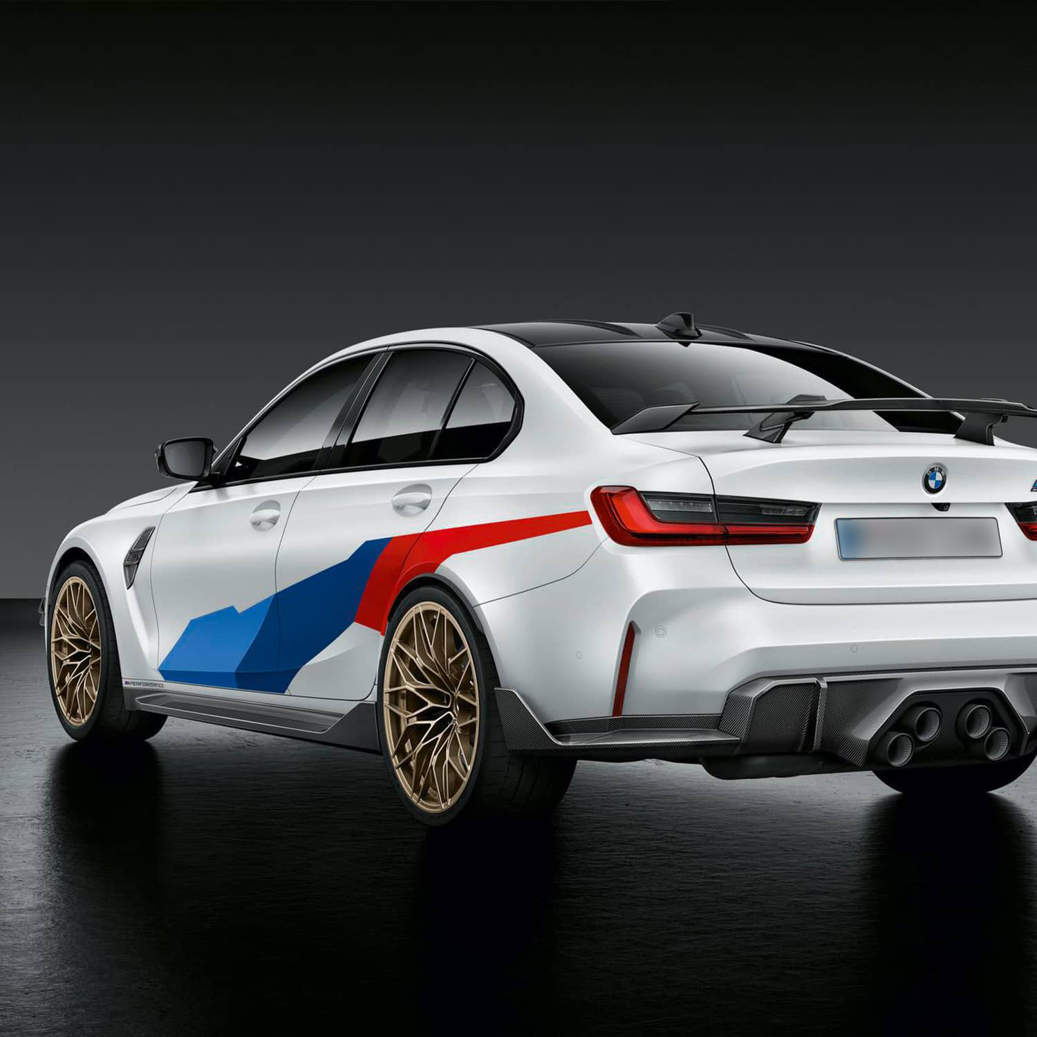 BMW Genuine M Performance G80 M3 Rear Winglets in Prepreg Carbon Fibre-CCO
