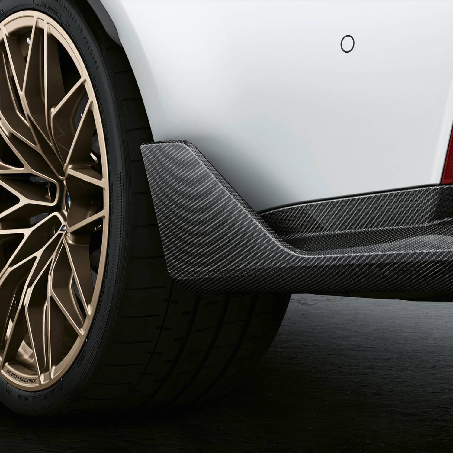 BMW Genuine M Performance G80 M3 Rear Winglets in Prepreg Carbon Fibre-CCO