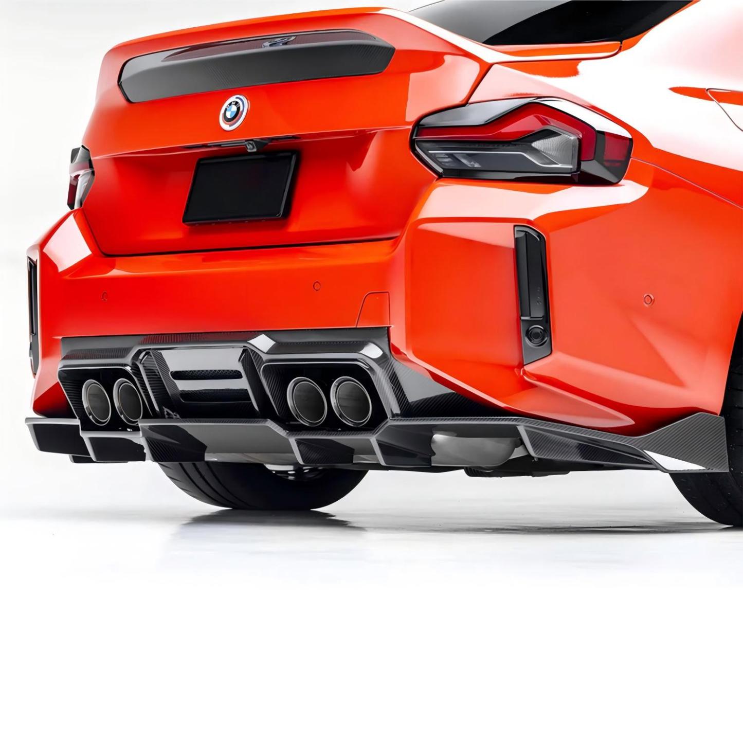 Vorsteiner BMW M2 G87 VRS Aero Rear Diffuser In Pre Preg Carbon Fibre (G87)-CCO