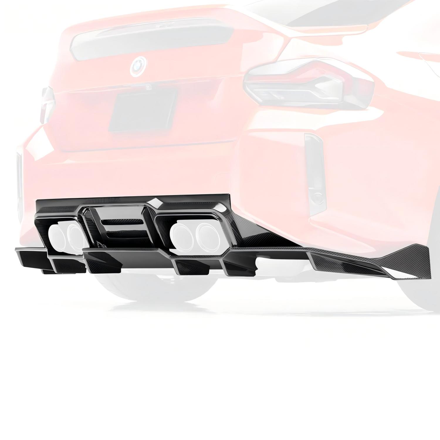 Vorsteiner BMW M2 G87 VRS Aero Rear Diffuser In Pre Preg Carbon Fibre (G87)-CCO