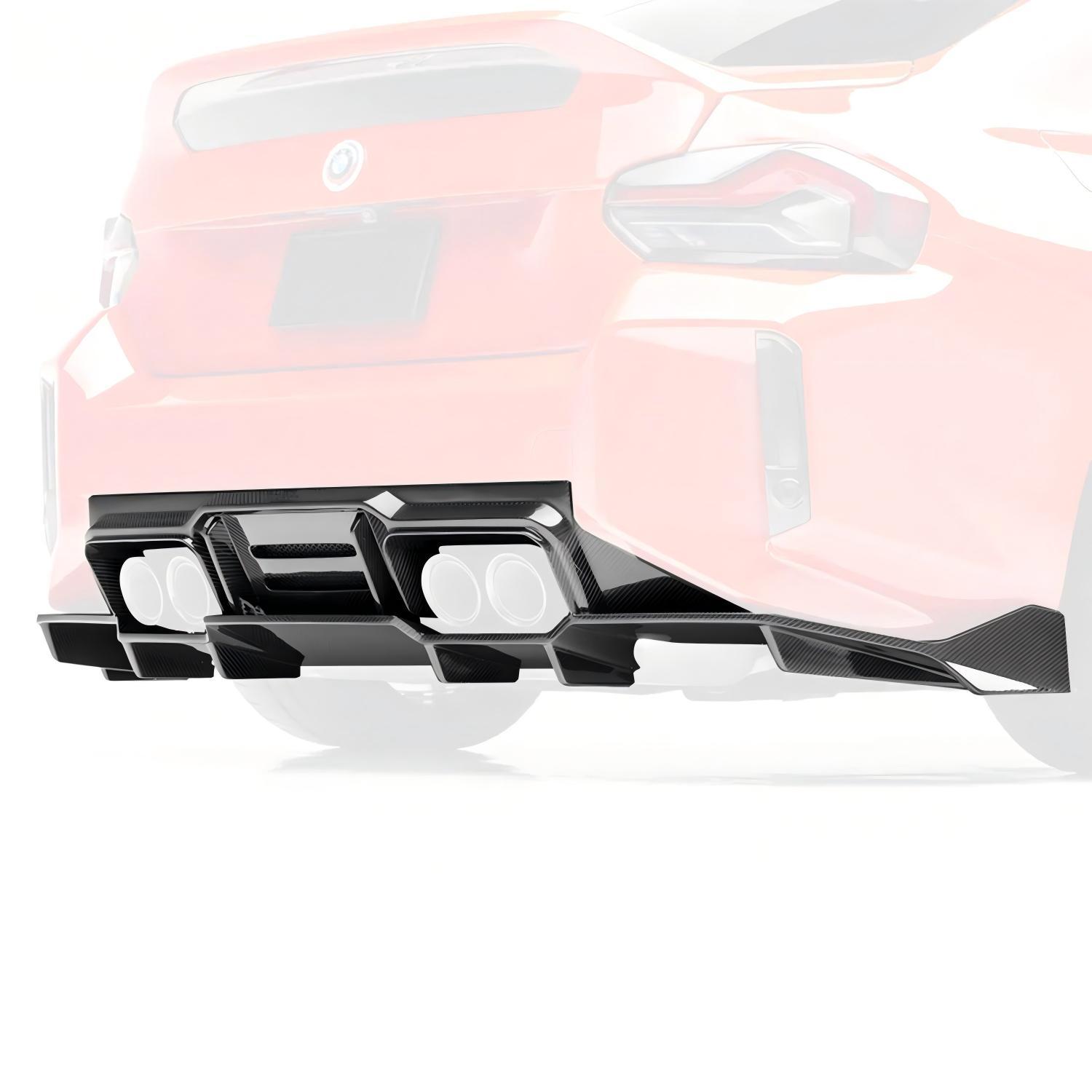 Vorsteiner BMW M2 G87 VRS Aero Rear Diffuser In Pre Preg Carbon Fibre (G87)-CCO