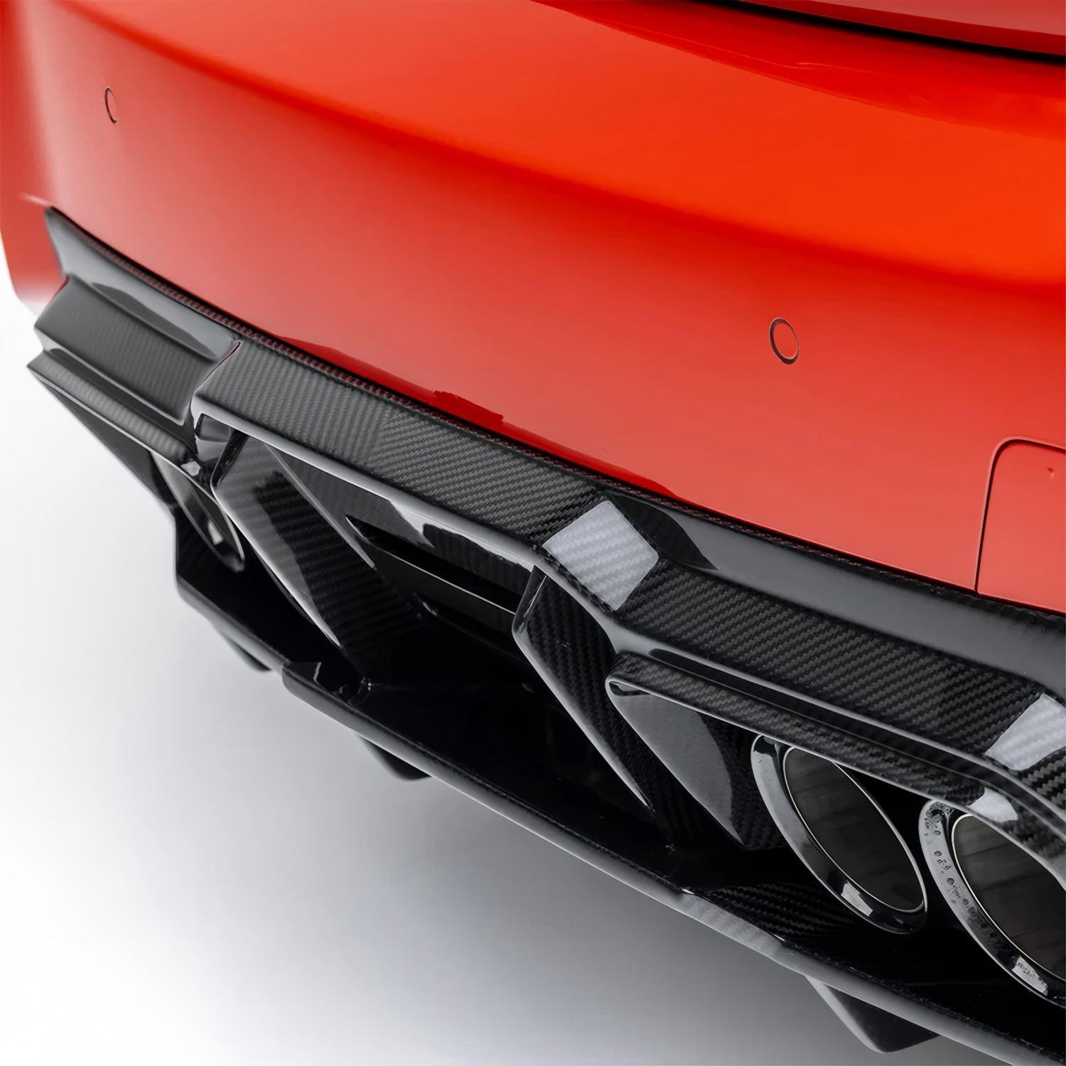 Vorsteiner BMW M2 G87 VRS Aero Rear Diffuser In Pre Preg Carbon Fibre (G87)-CCO