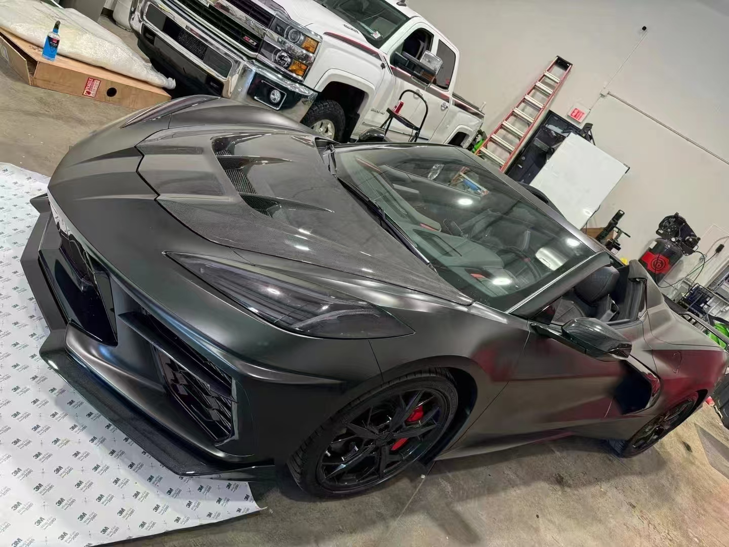 Carbon Fiber Hood For Chevrolet Corvette C8 Z06 Upgrade ZR1 Style Engine Hood/Bonnet