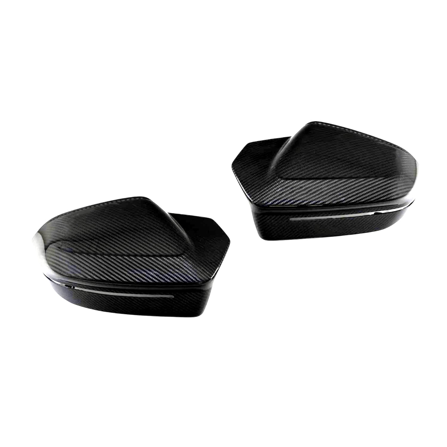 Genuine BMW M Performance Gloss Carbon Fibre Wing Mirror Caps For G45 X3, G60/G61 5 Series, G70 7 Series & G90/G99 M5-CCO