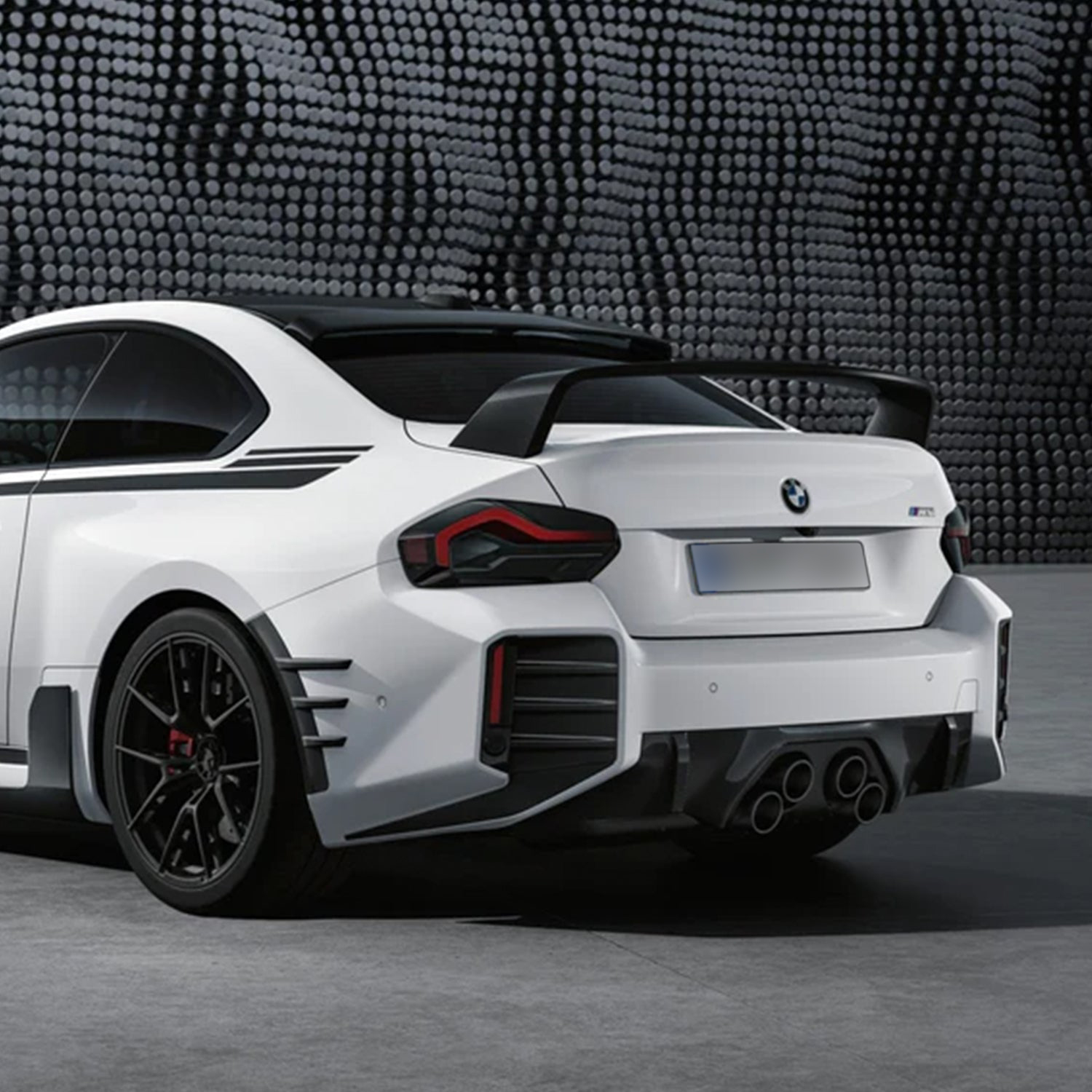 Genuine BMW M2 M Performance Rear Bumper Inserts In Gloss Carbon Fibre (G87)-CCO