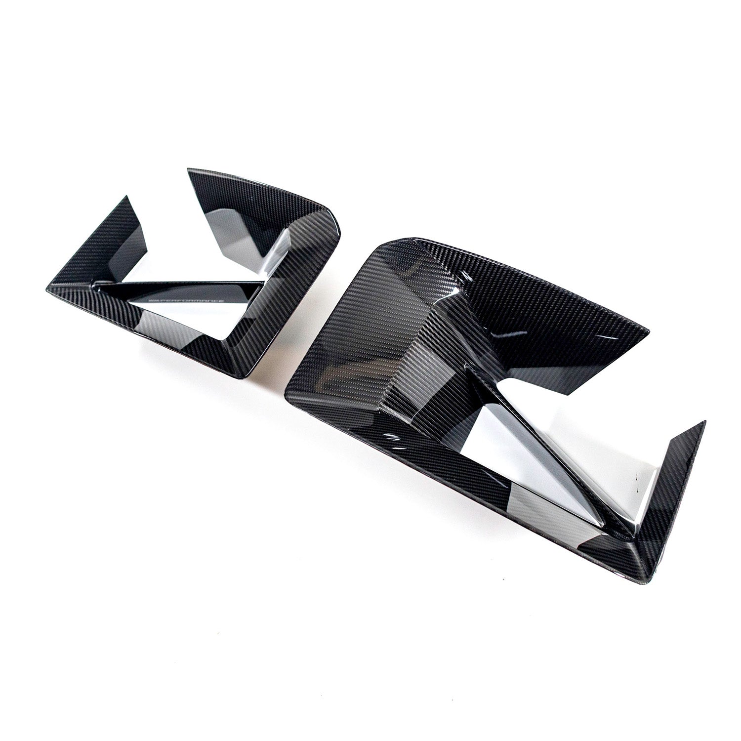 Genuine BMW M2 M Performance Front Air Inlet Set In Gloss Carbon Fibre (G87)-CCO