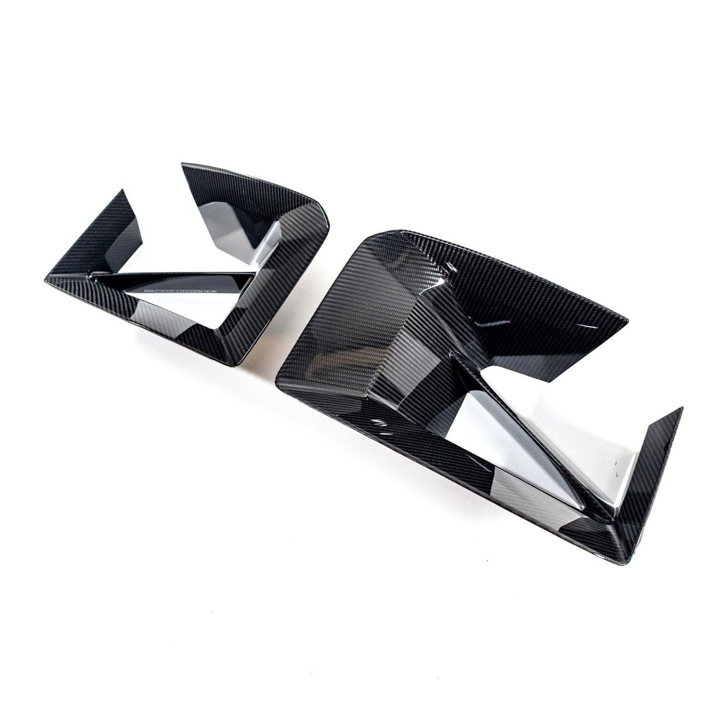 Genuine BMW M2 M Performance Front Air Inlet Set In Gloss Carbon Fibre (G87)-CCO