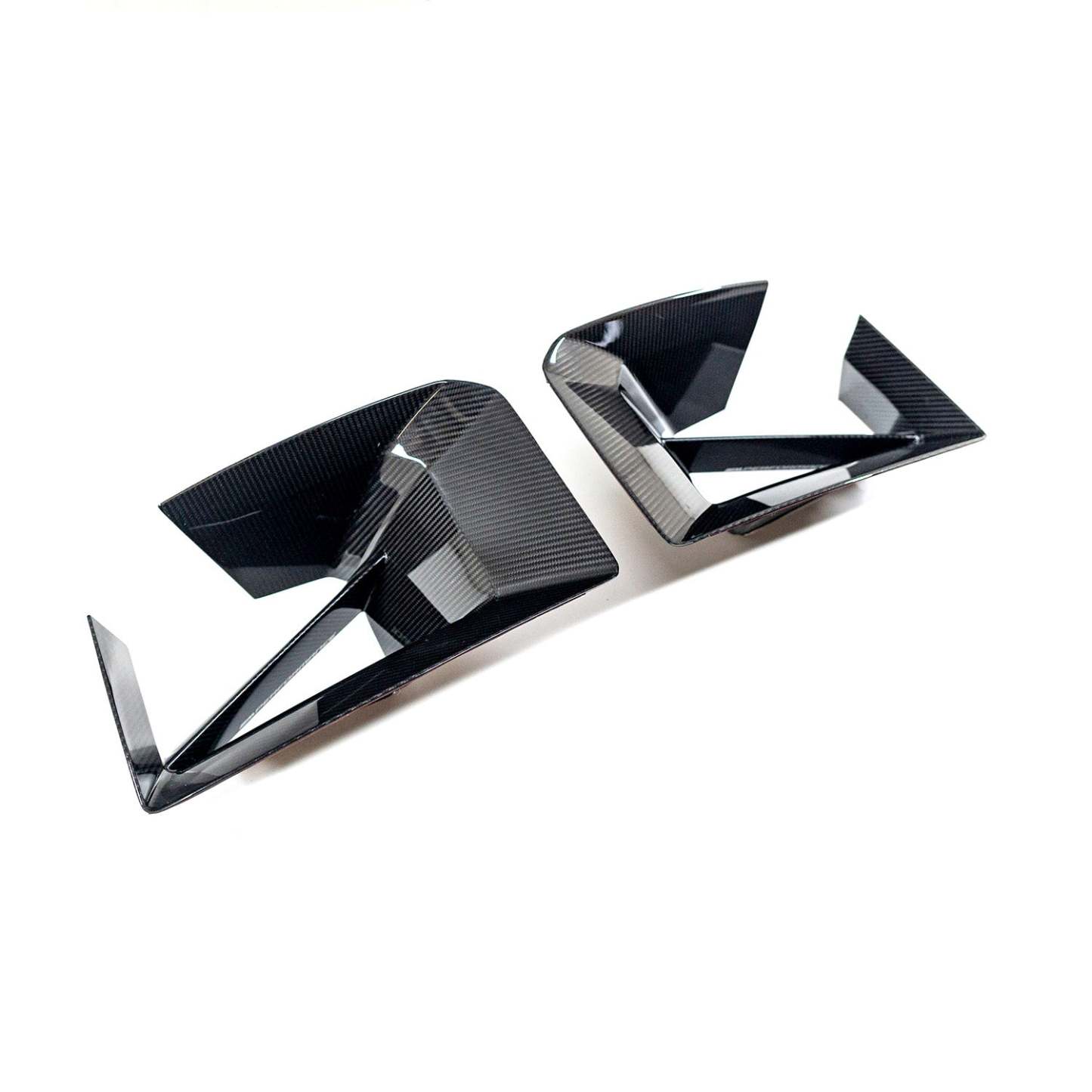 Genuine BMW M2 M Performance Front Air Inlet Set In Gloss Carbon Fibre (G87)-CCO