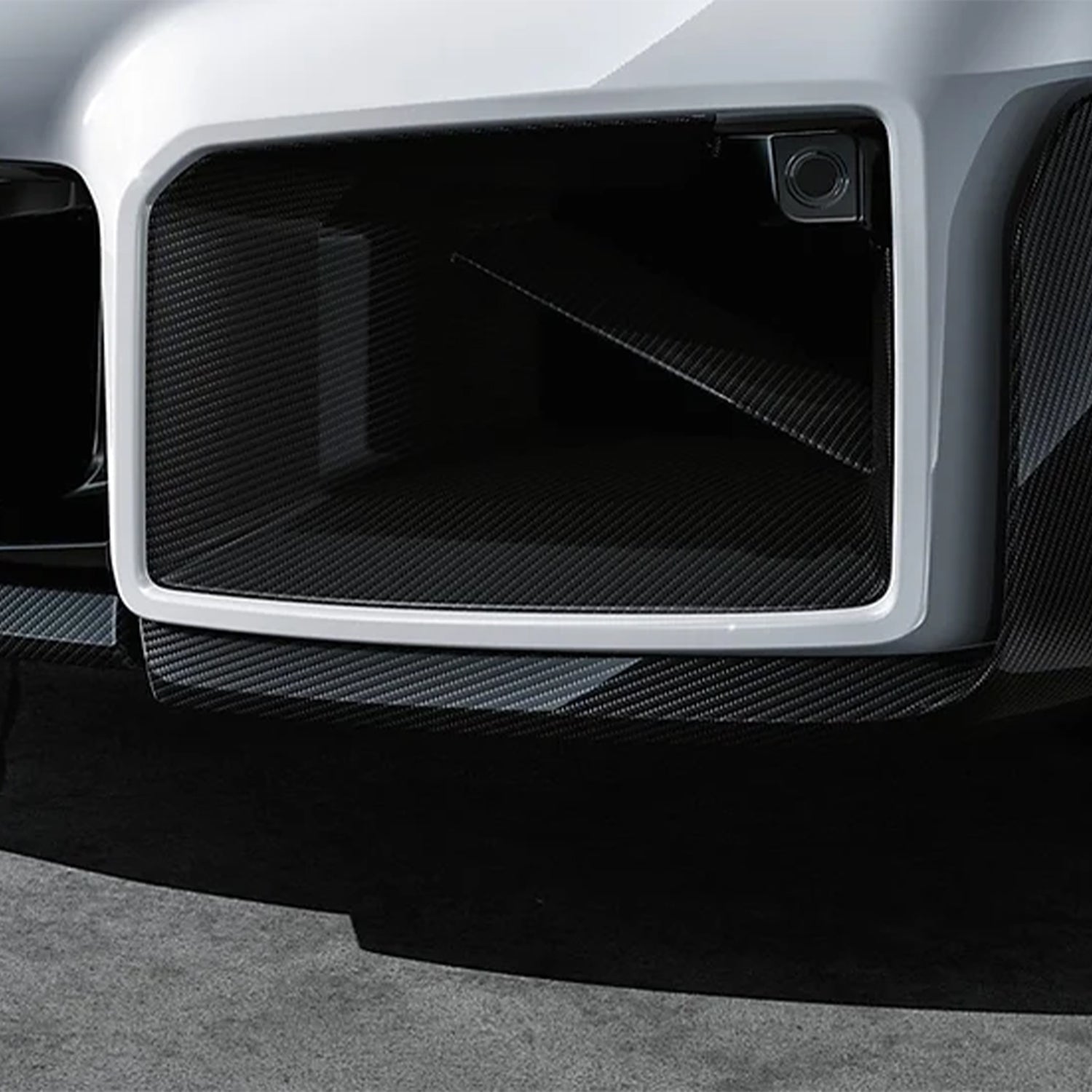 Genuine BMW M2 M Performance Front Air Inlet Set In Gloss Carbon Fibre (G87)-CCO