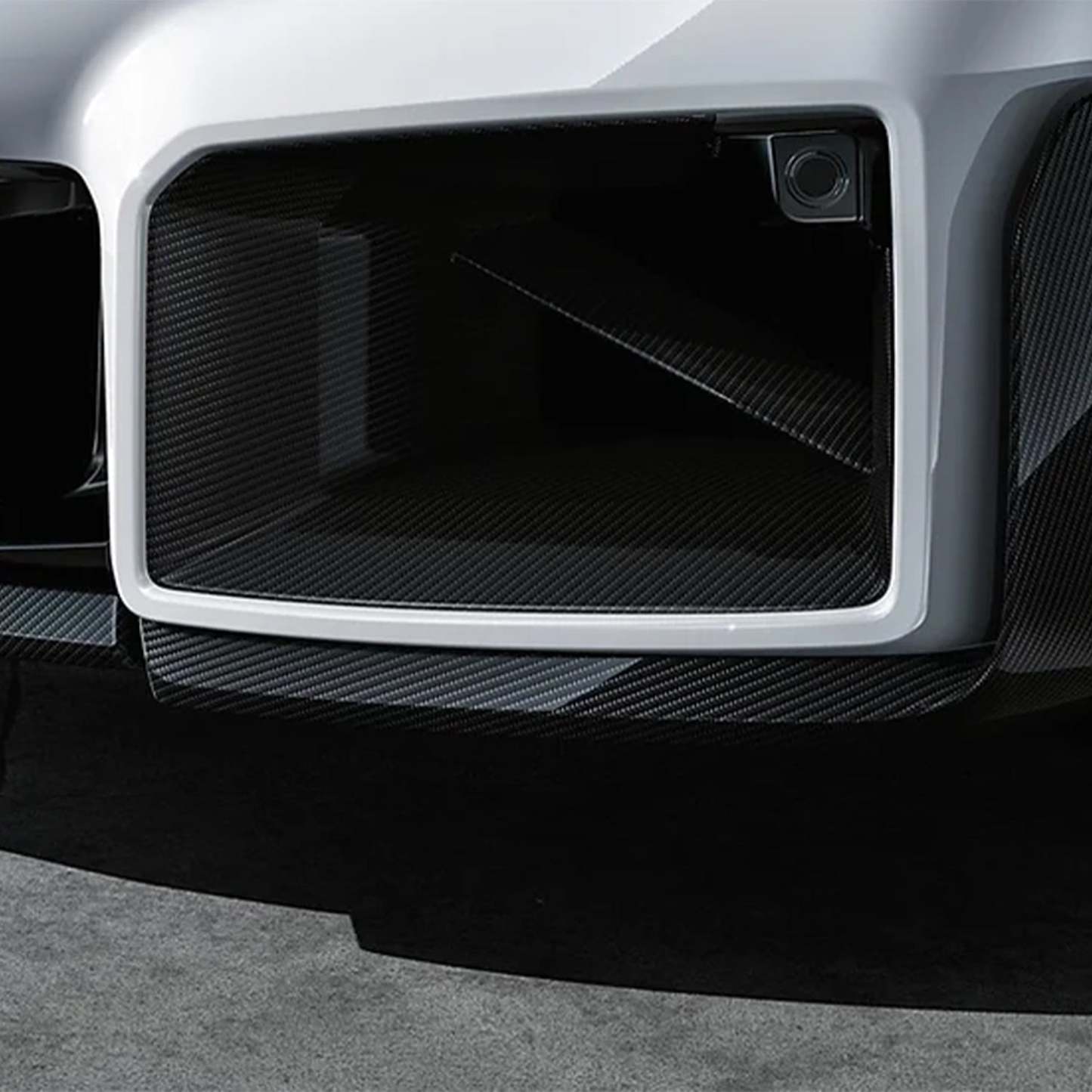 Genuine BMW M2 M Performance Front Air Inlet Set In Gloss Carbon Fibre (G87)-CCO