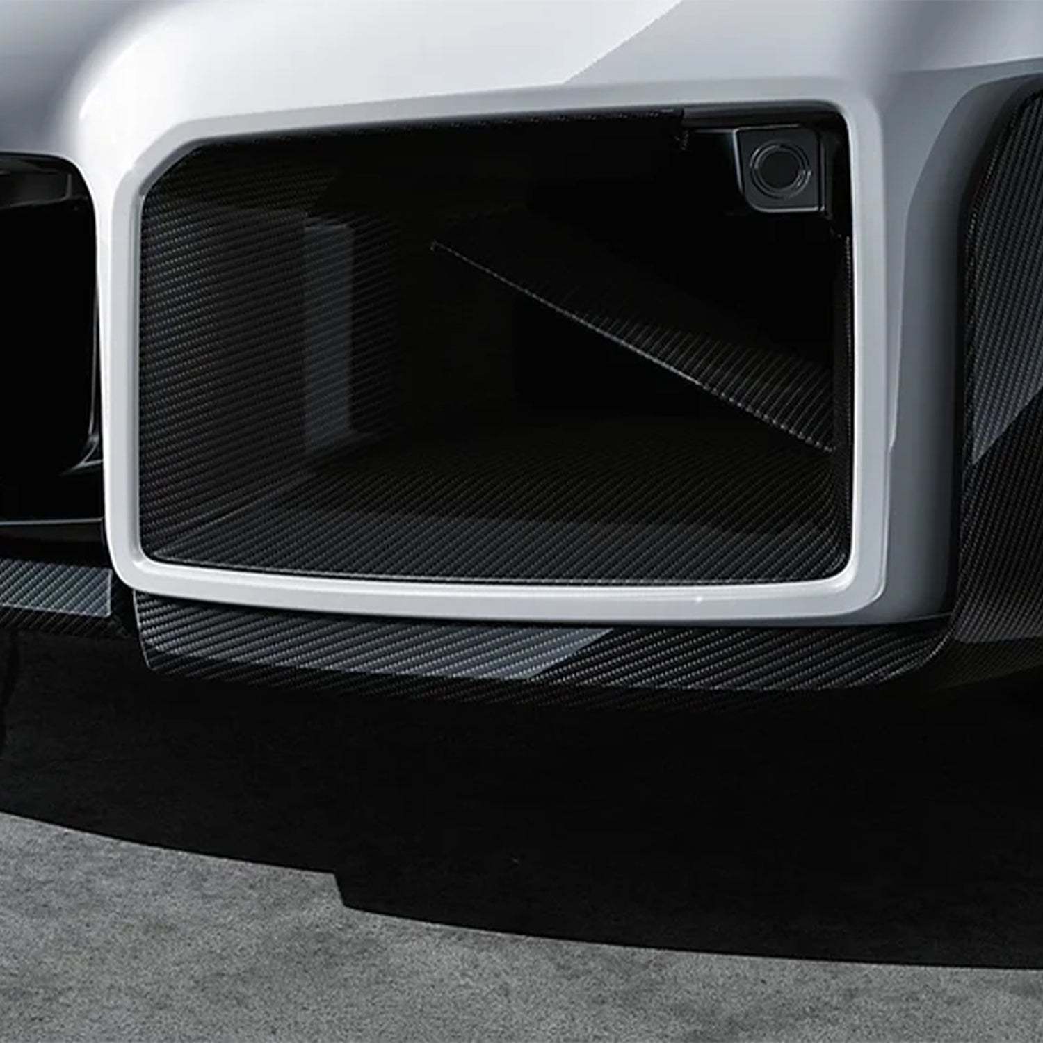 Genuine BMW M2 M Performance Front Air Inlet Set In Gloss Carbon Fibre (G87)-CCO